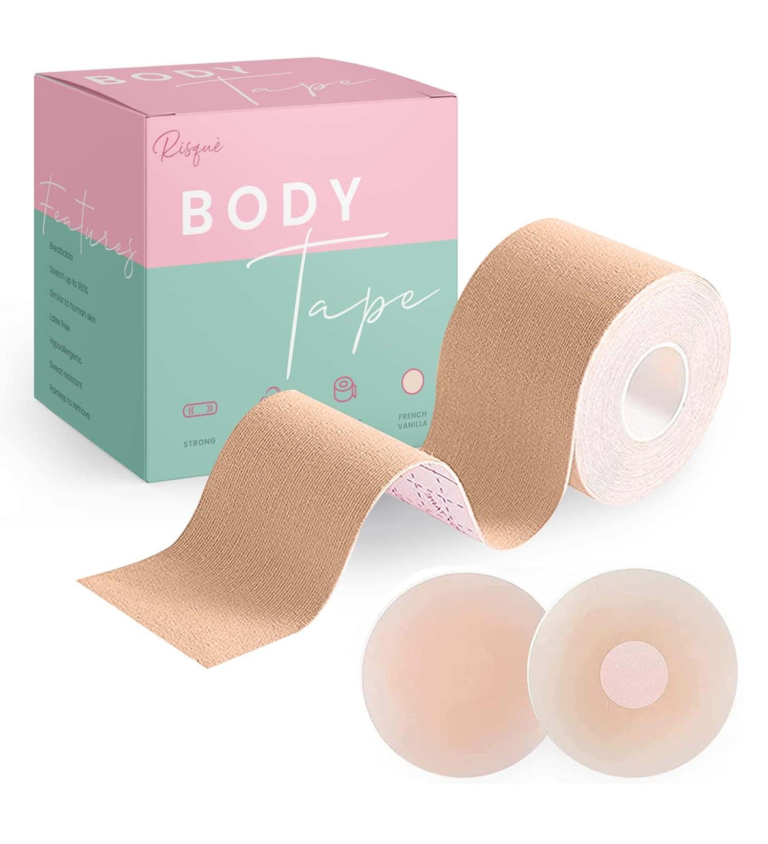Chest Brace Lift & Contour Tape | Waterproof Sweat-Proof Bob Tape - Buy Online on GoSupps.com