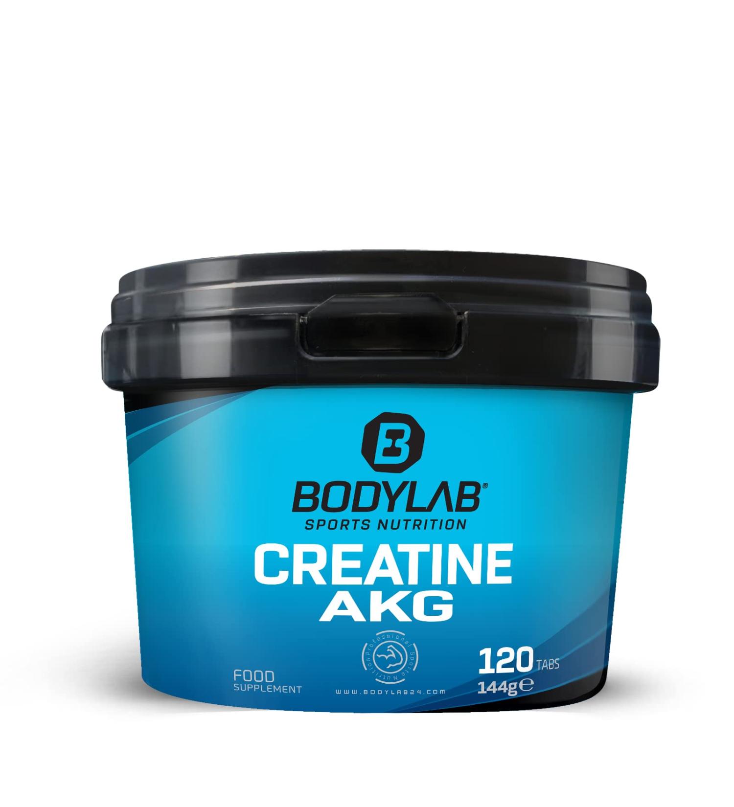 Buy BODYLAB24 Creatine AKG 120 Tablets | 4.8g Creatine with Vitamins B6 B12 & Niacin for Energy & Strength - International Shipping - Buy Online on GoSupps.com