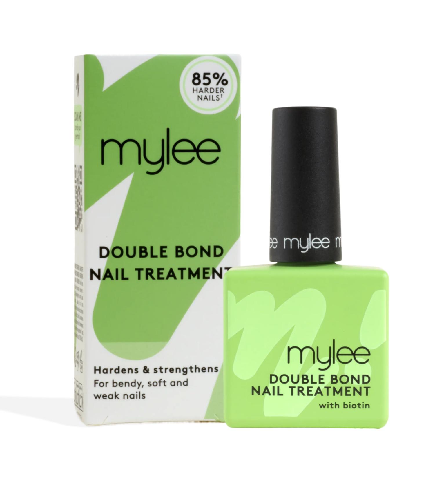 Mylee Traitement Double Bond - R paration de la k ratine 99% - Technologie KeraBuild avec biotine AHA et PHA - Renforce reconstruit et restaure les ongles fragiles mous ou cassants - 13.5ml - Buy Online on GoSupps.com