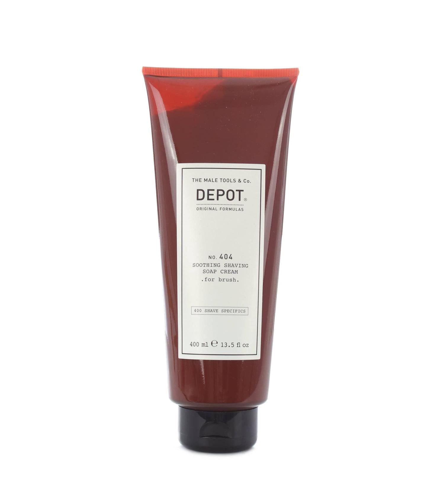 DEPOSIT NO. 404 SOOTHING SHAVING SOAP CREAM SAPONE DA BARBA 400 ML