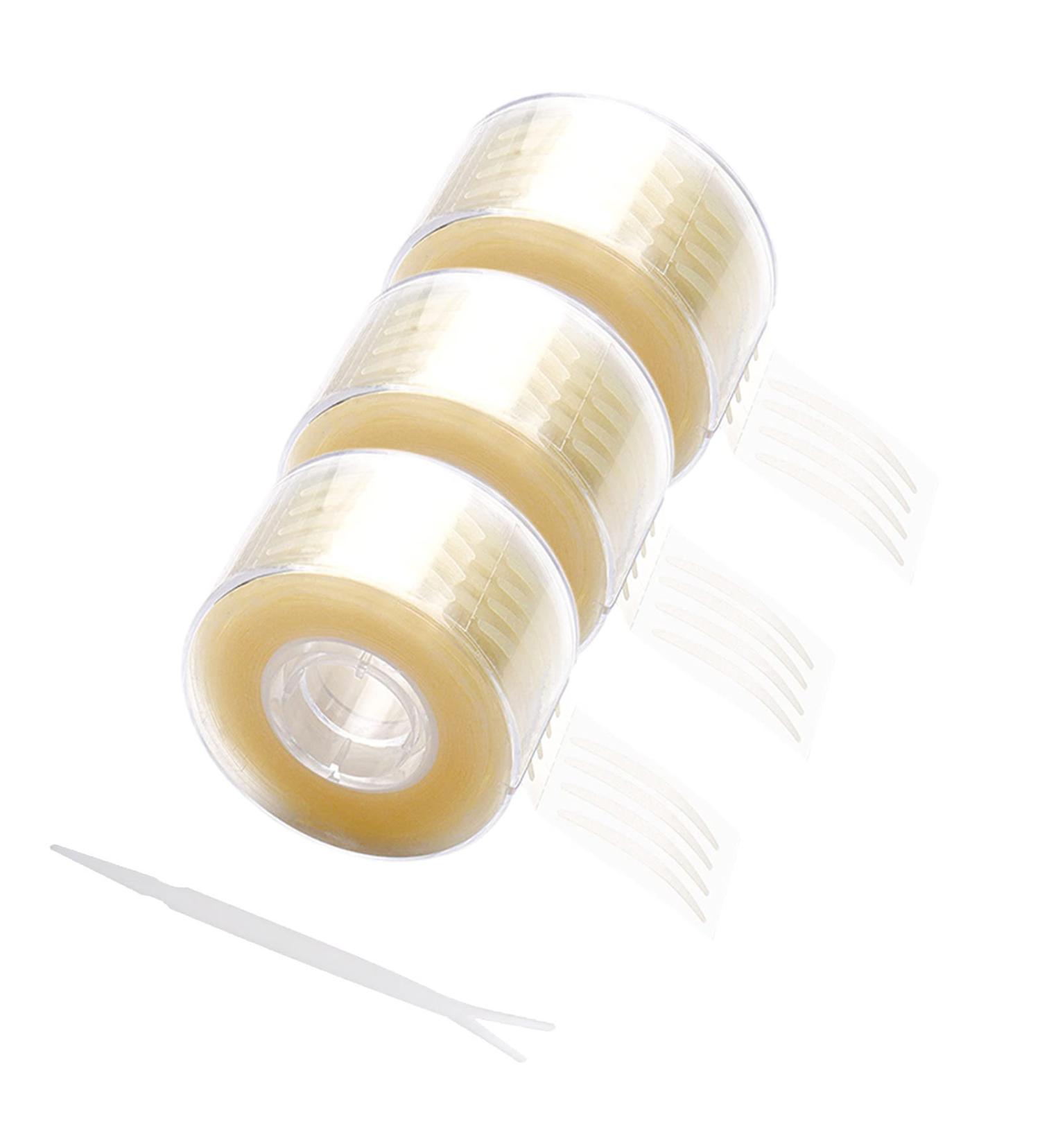 1800pcs Anjoize Eyelid Lift Anjoize Invisible Eyelid Lifter Strips Kit Anjoize Self-Adhesive Invisible Double Eyelid Tape with Tools (Small Round-Beige) Small Round-beige - Buy Online on GoSupps.com