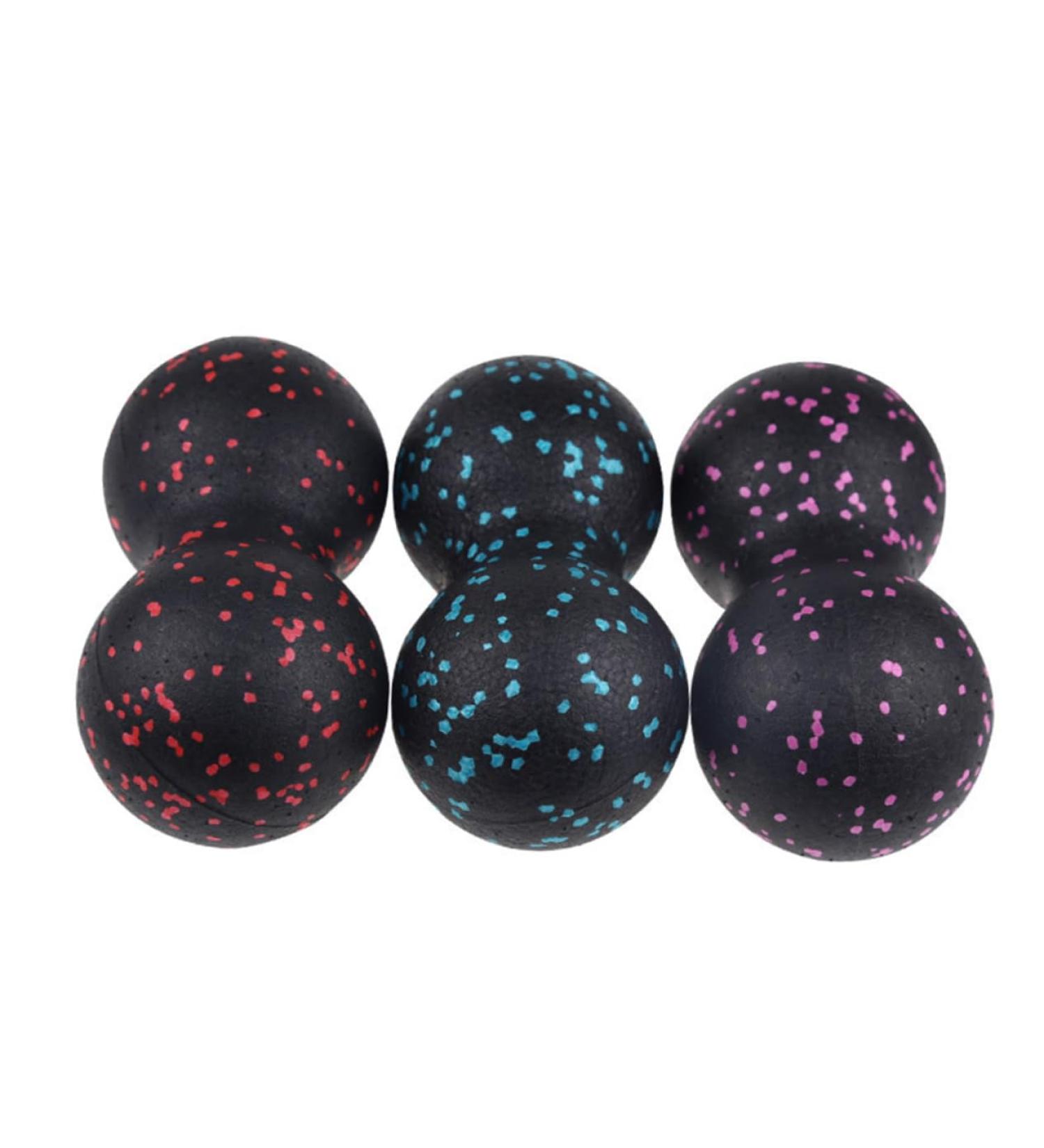 Buy Gleavi Massage Roller Set - 3 Physiotherapy Peanut Balls for Deep Tissue Massage & Yoga Fitness | International Shipping Available - Buy Online on GoSupps.com