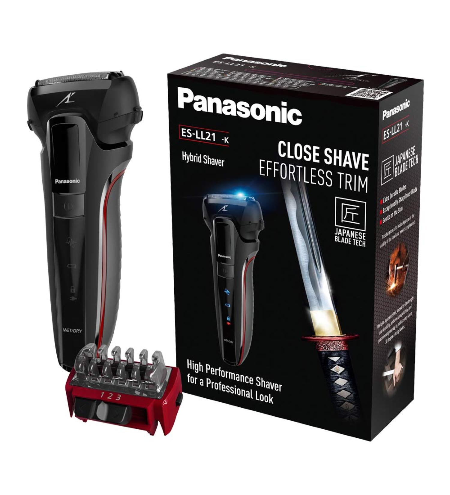 Meta Title: Panasonic ES-LL21 Hybrid Wet & Dry Electric Shaver for Men - Black ES-LL21-K511 - Buy Online on GoSupps.com