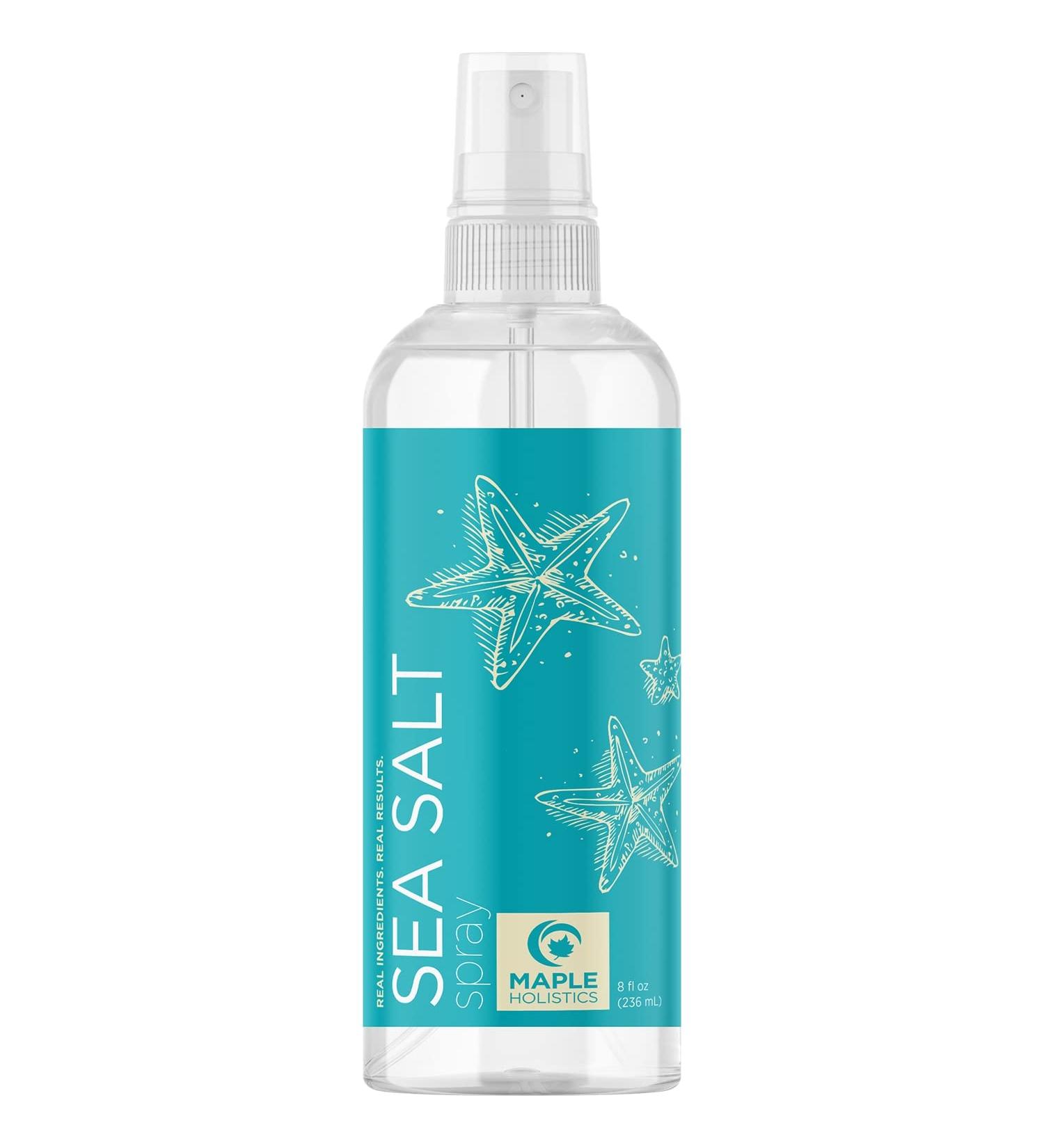 Volumizing Sea Salt Spray for Beach Waves | Curl Activator Mist with Sea Kelp Extract & Argan Oil - 8oz - Buy Online on GoSupps.com