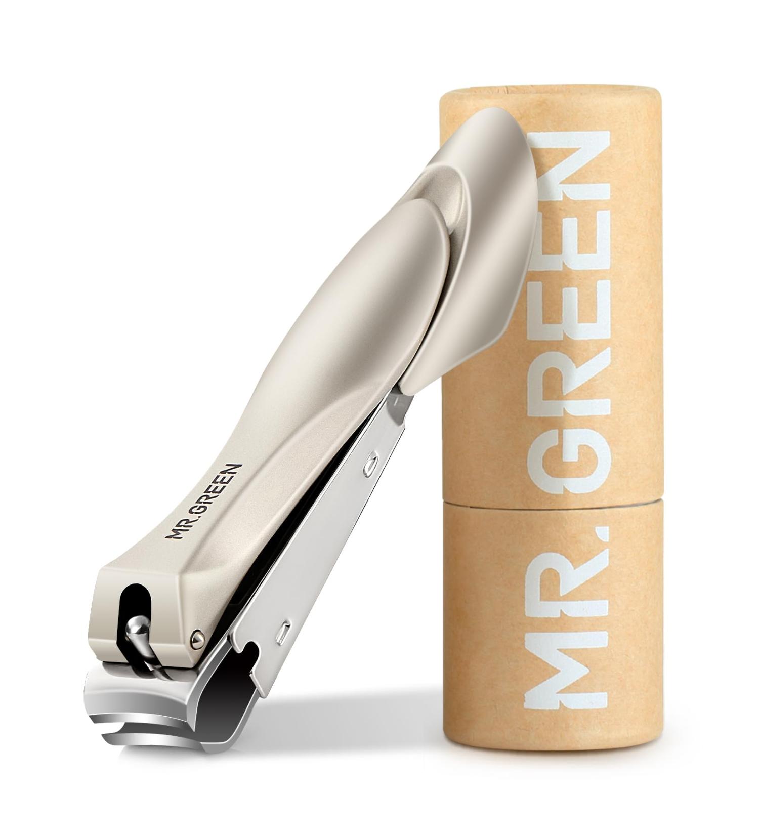 Buy MR.GREEN Stainless Steel Nail Clippers - Anti Splash Fingernail Cutter | Bionics Design Manicure & Pedicure Tools - Buy Online on GoSupps.com