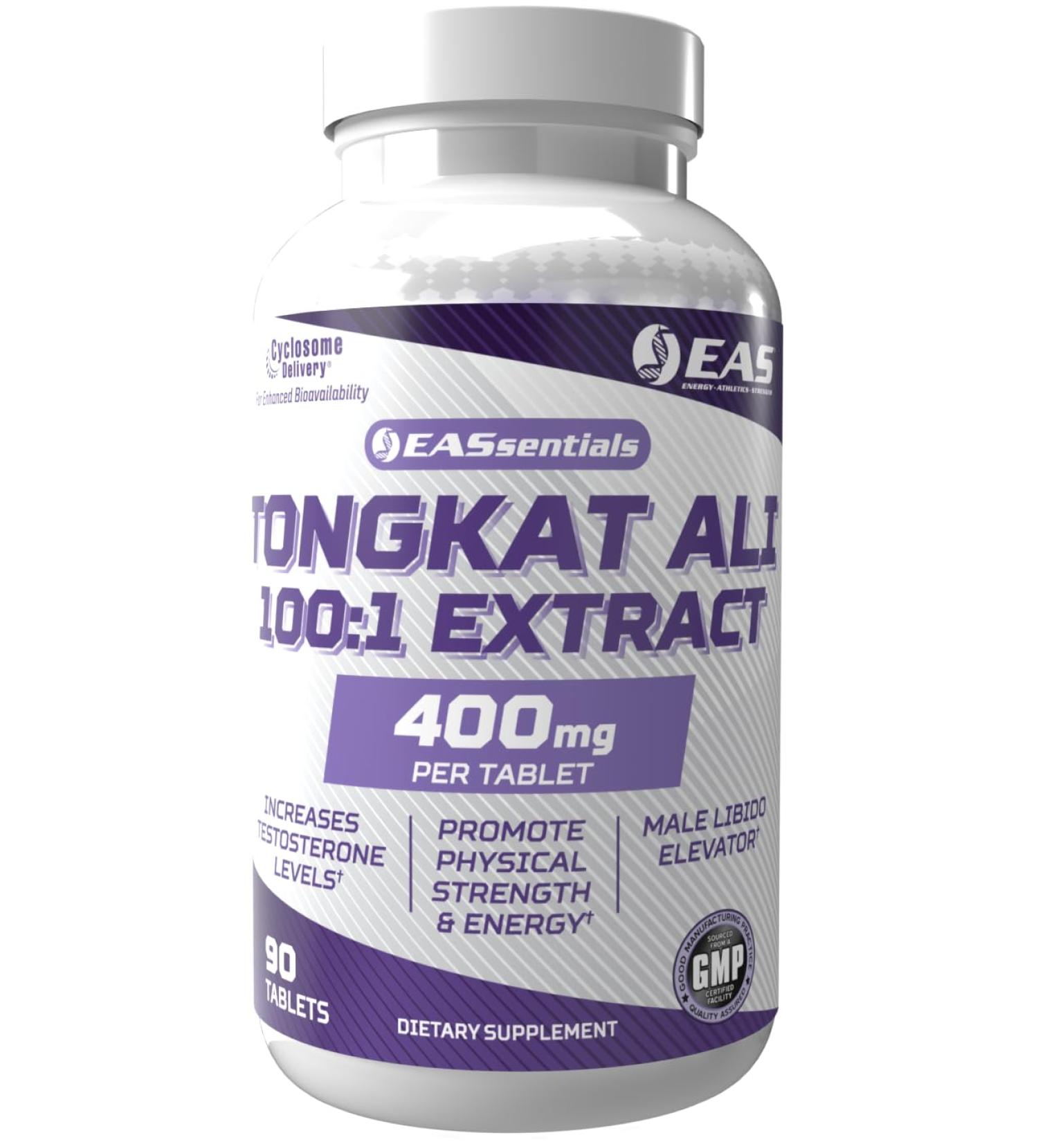 Tongkat Ali 100:1 Extract for Men - Boost Libido Strength & Energy | Cyclosome Delivery | 90 Tablets - Shop Internationally - Buy Online on GoSupps.com