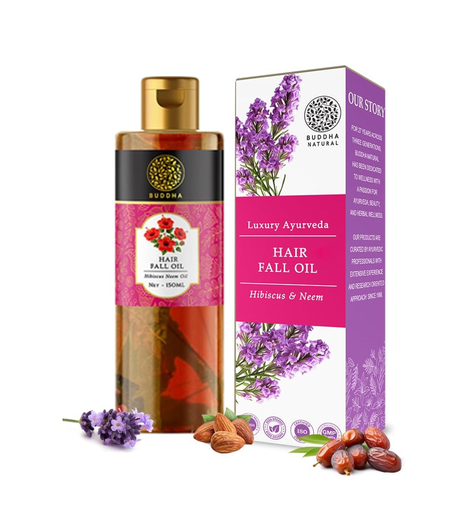Premium Ayurvedic Hair Oil for Hair Fall - 150ml | All Natural No Mineral Oil No Parabens - Buy Online on GoSupps.com