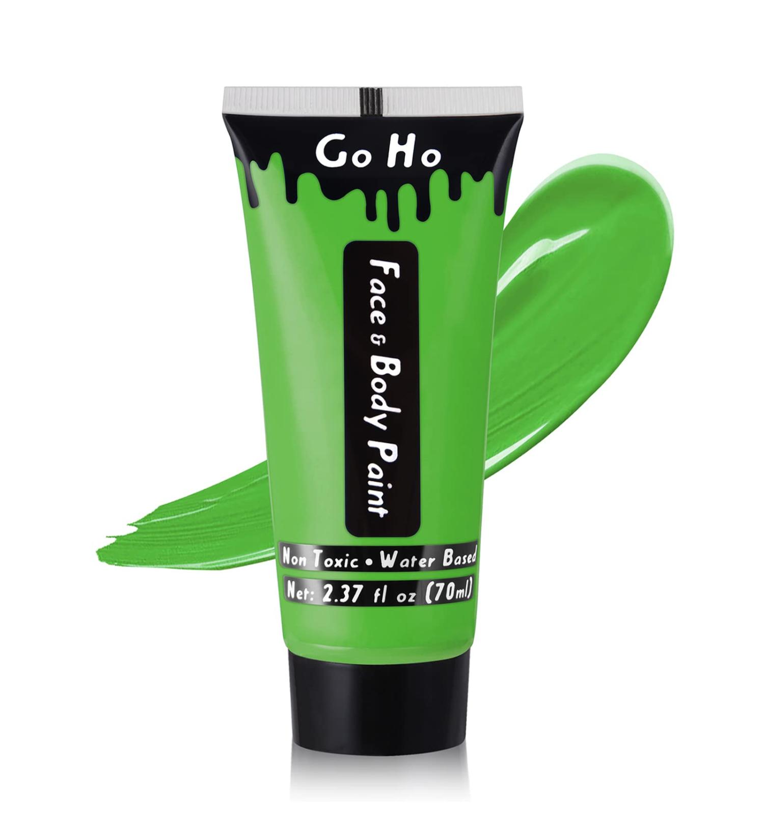 Go Ho Light Green Cream Face Paint 2.37oz - Water Based for Hulk, Witch, Gamora - Halloween Cosplay & Festivals - Buy Online on GoSupps.com