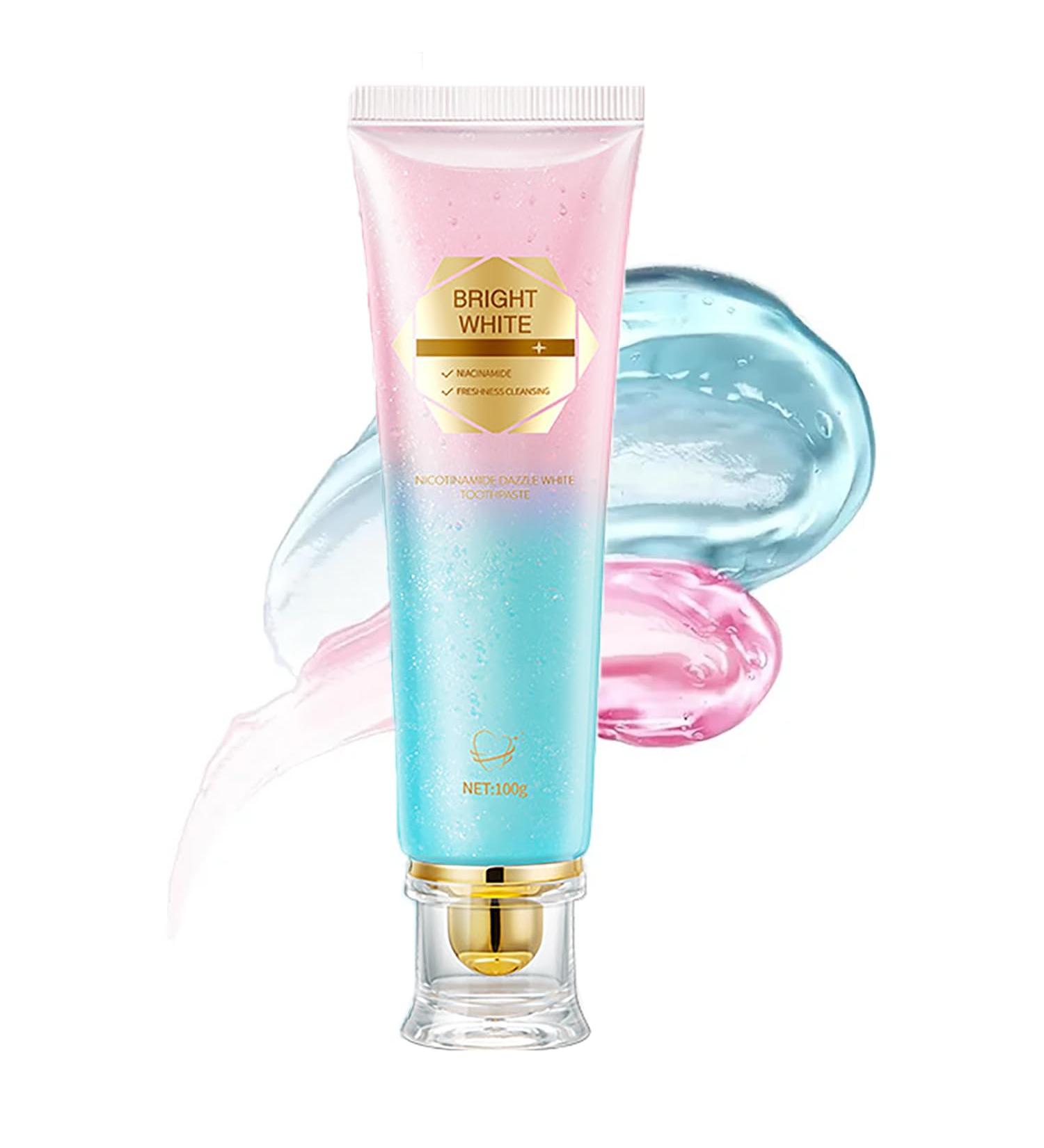 Easilyous Bright White Toothpaste - Whitening Fresh Breath & Healthy Teeth with Niacinamide & Nicotinamide Formula - 3 Varieties for Complete Oral Care (1) - Buy Online on GoSupps.com