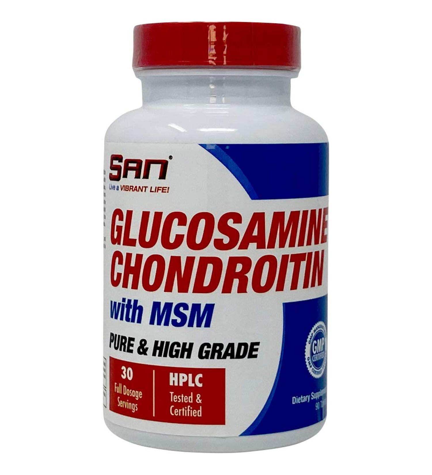 San Glucosamine/Chondroitin/MSM 90 capsules - Buy Online on GoSupps.com