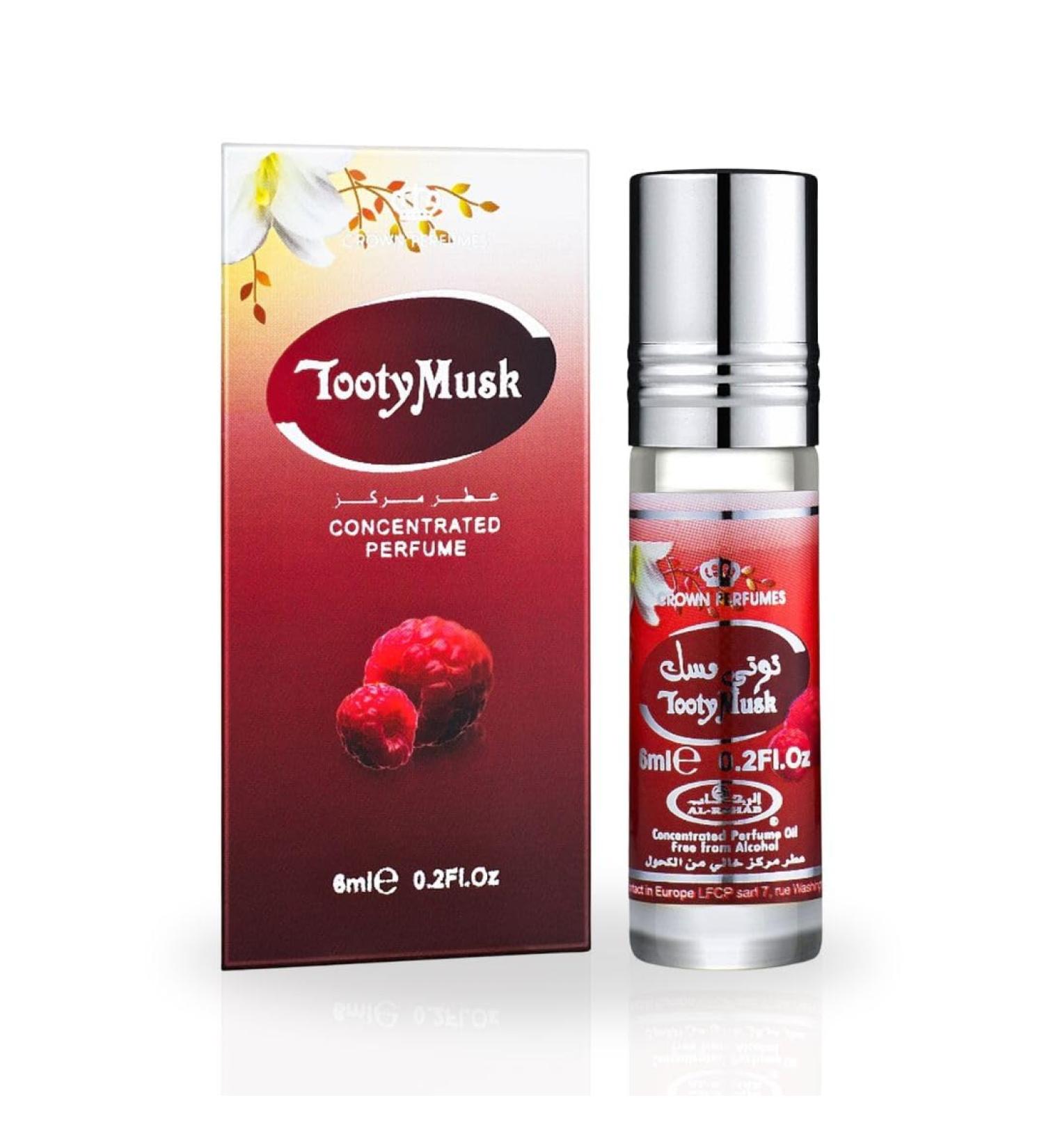 Al-Rehab Tooty Musk 6ml (0.2 OZ) Perfume Oil Long Lasting Fruity Floral Fragrance. - Buy Online on GoSupps.com