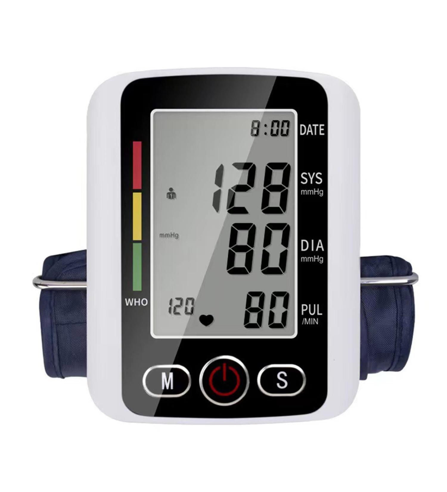 Buy Fully Automatic Upper Arm Blood Pressure Monitor - Home Use Large Cuff 2x99 Memory Easy to Use - International Shipping Available - Buy Online on GoSupps.com