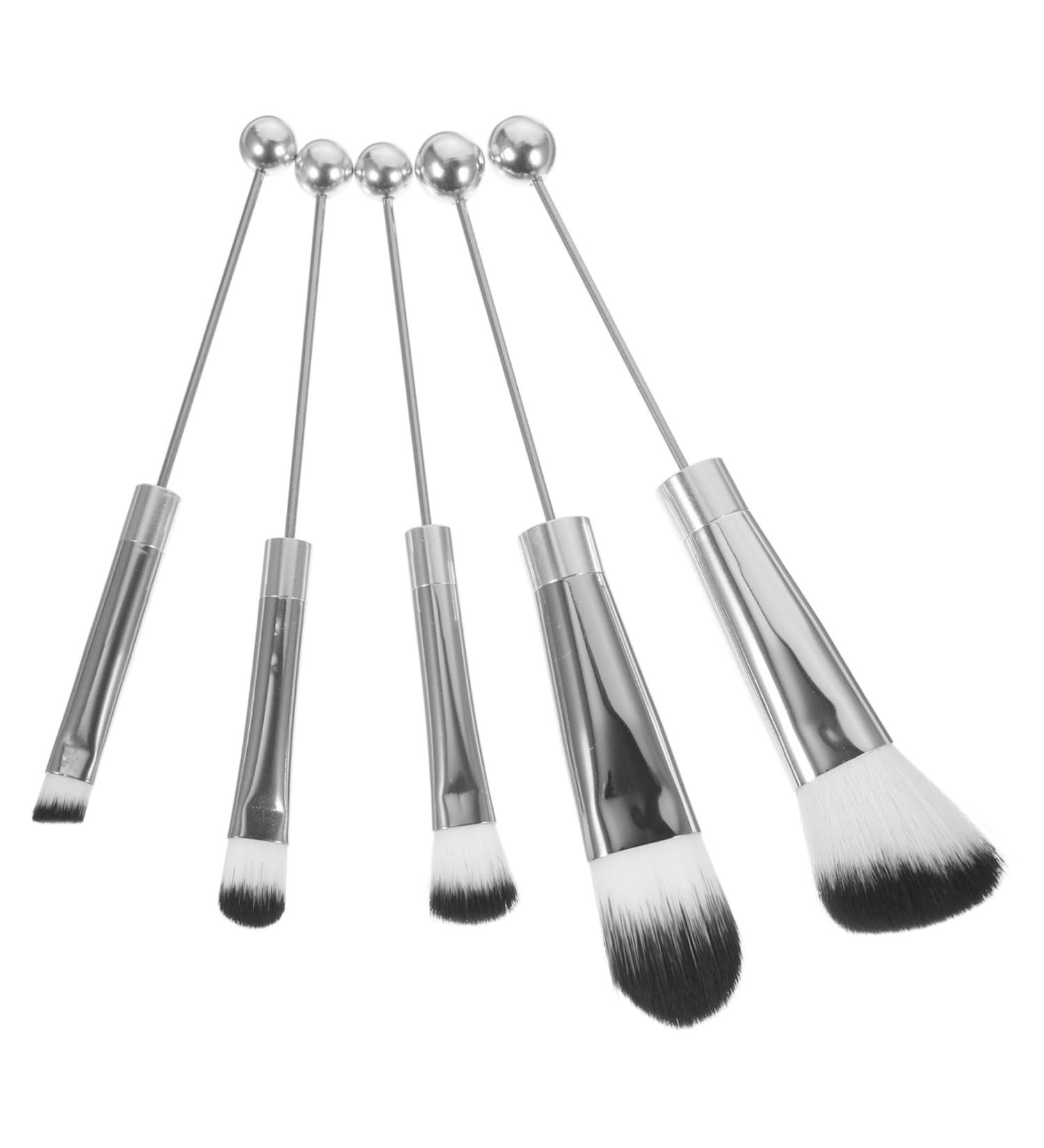 MUSISALY 5pcs Eyeshadow Brush Eye for Eyeshadow Blush Brush Eye Makeup Eye Shadow Makeup Brow Brush Metal - Buy Online on GoSupps.com