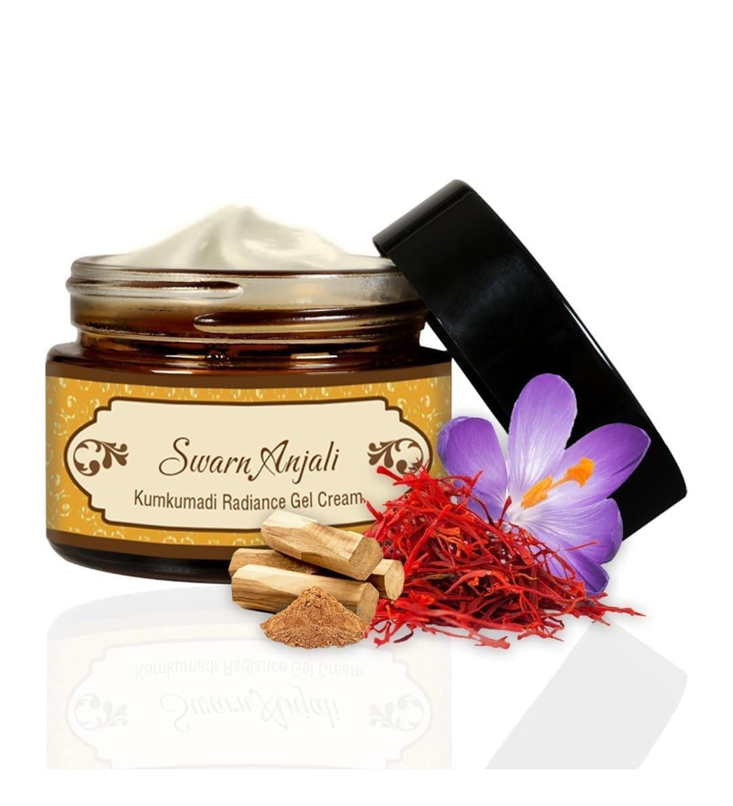 SOFTIZ HERBS & GREENNS Ayurvedic Kumkumadi Face Cream Moisturizing Day & Night Cream for Women & Men 50g (1.76 oz) - Buy Online on GoSupps.com