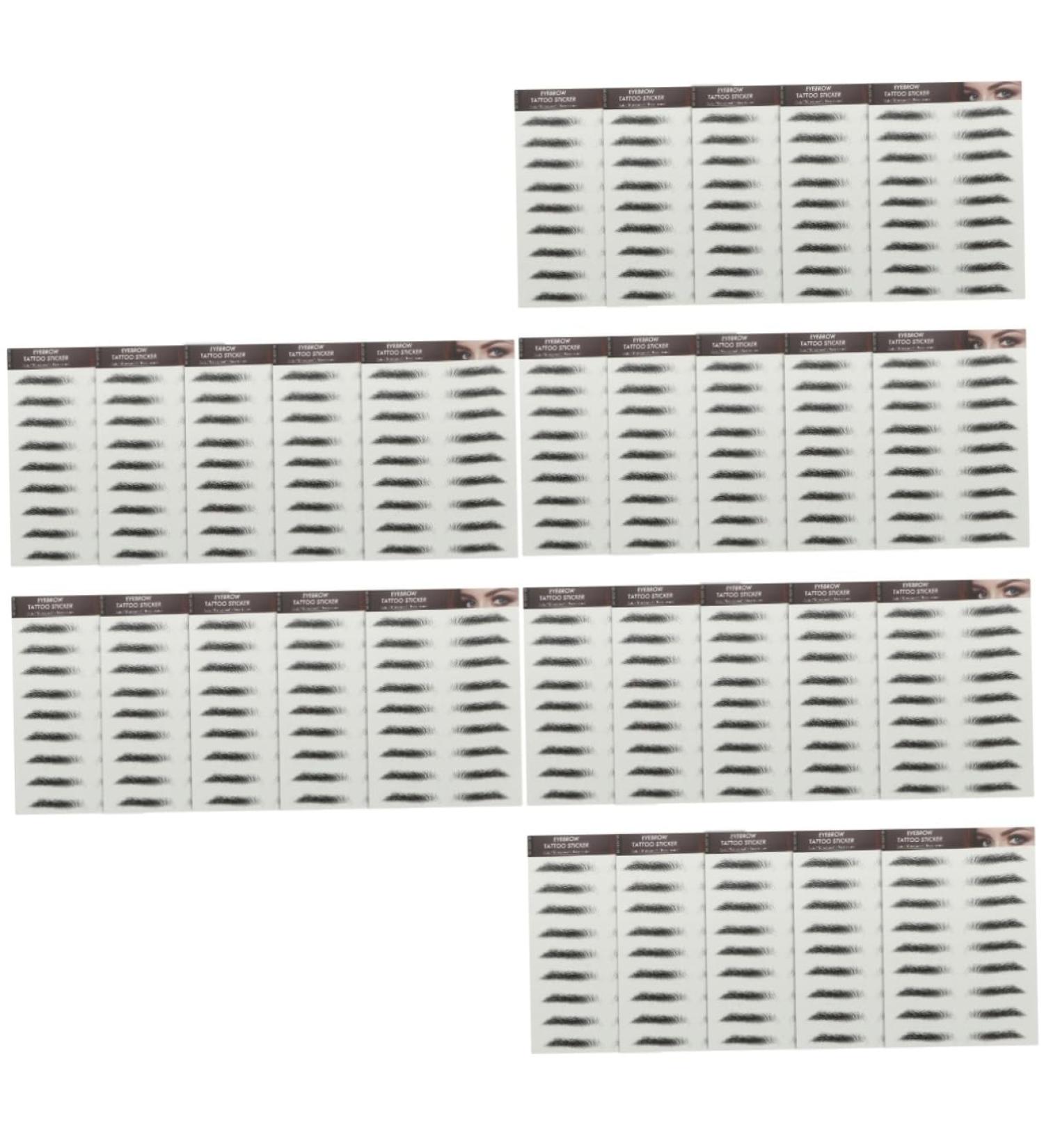 FOMIYES 30 pcs Beauty Supply Shaping Artificial Stickers Female Eyebrow Makeup Women Waterproof Eyebrows 1 count (Pack of 1) Blackx3pcs - Buy Online on GoSupps.com