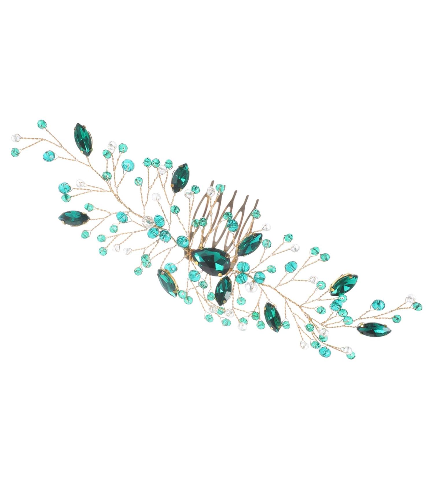 DOITOOL Wedding Hair Accessories Bridal Hair Accessories Aesthetic Hair Accessories Rhinestone Hair Accessories Rhinestone Headpiece for Women Tiara Metal Crystal Hair Comb Bride - Buy Online on GoSupps.com