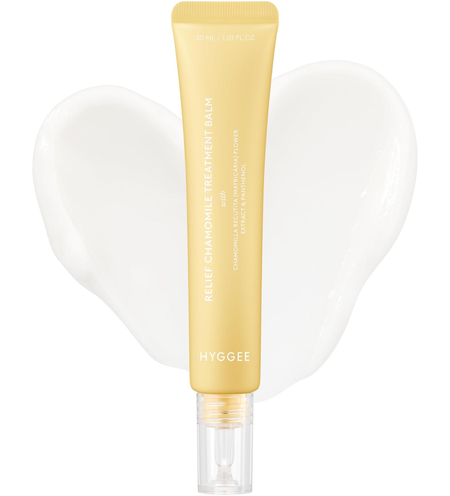 Relief Chamomile Treatment Balm - Vegan Face Moisturizer with Chamomile & Shea Butter for Hydrating & Soothing - Hypoallergenic 1.01oz - Buy Online on GoSupps.com