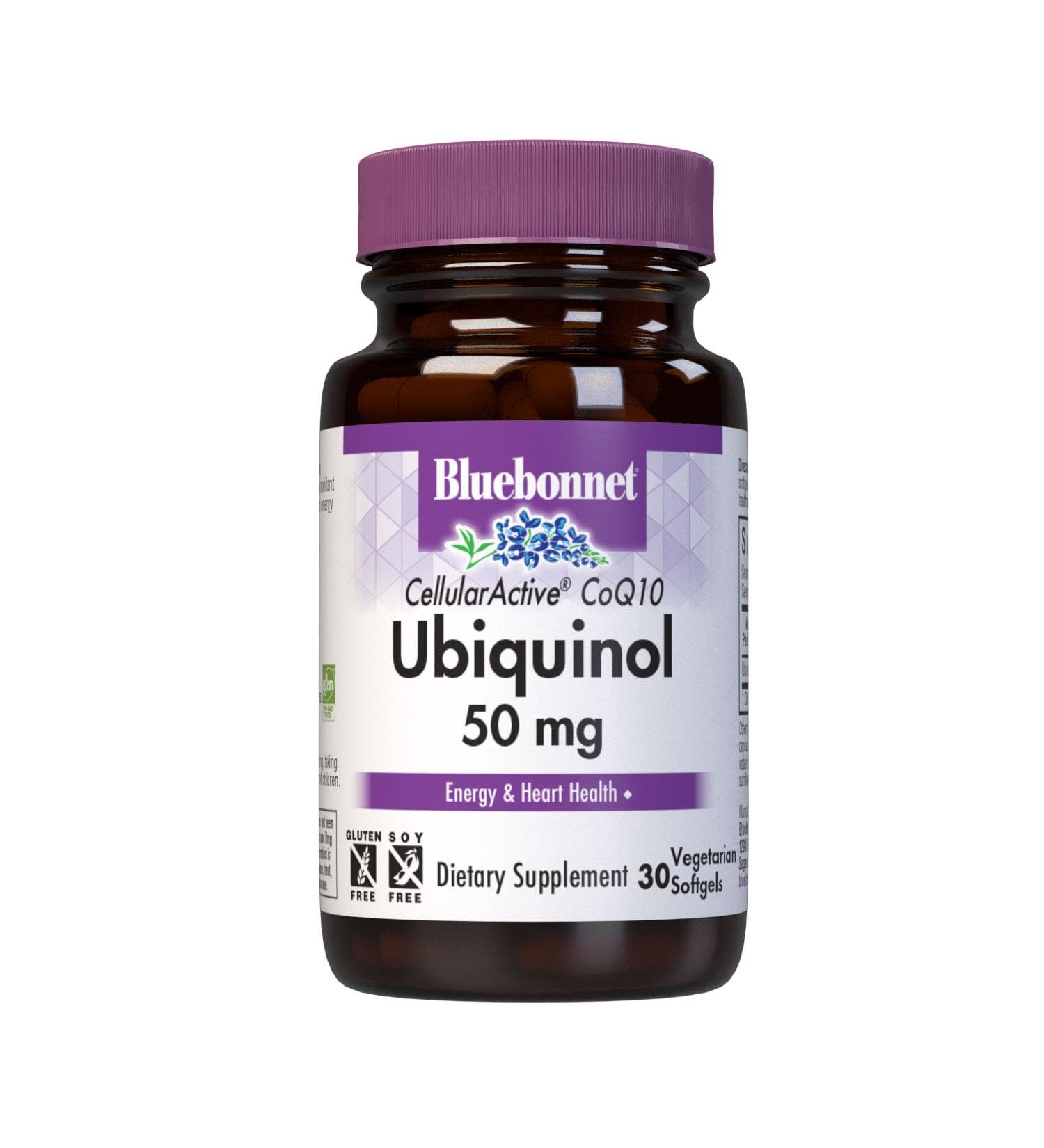 Bluebonnet Nutrition Cellular Active CoQ10 Ubiquinol 50 mg Vegetarian Softgels Heart Health & Cellular Health Ubiquinol from Kaneka Non GMO Gluten Free Soy Free Milk Free 30 Vegetarian Softgels - Buy Online on GoSupps.com
