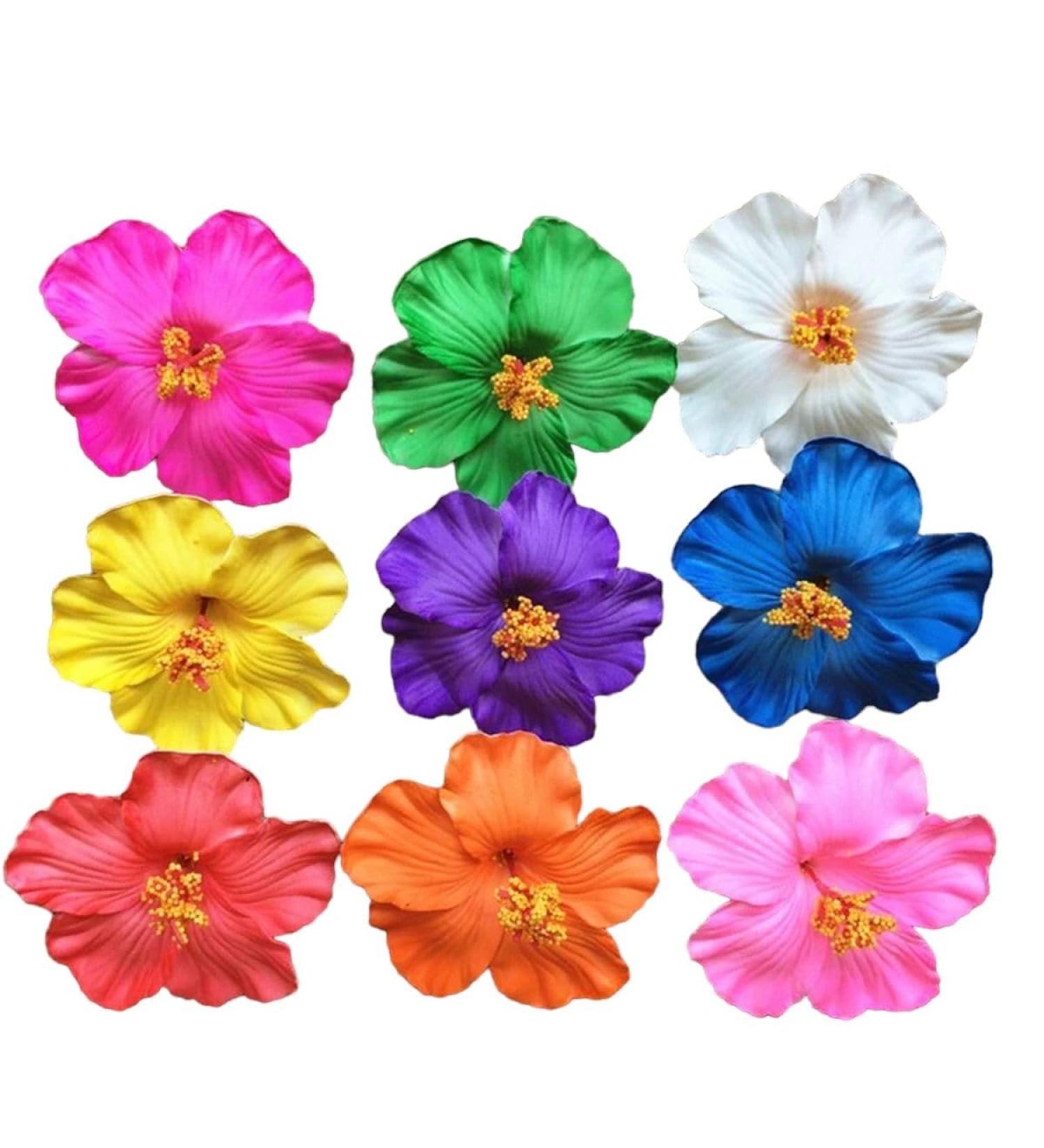 New 2025 Foam Flower Hair Clips Hawaiian Plumeriahibiscus Flowers Barrettes Bridal Hairpins Colorful Rose Hairpin Jewelry Summer Beach Jewelry Fashion Accessories Creative Gift - Buy Online on GoSupps.com