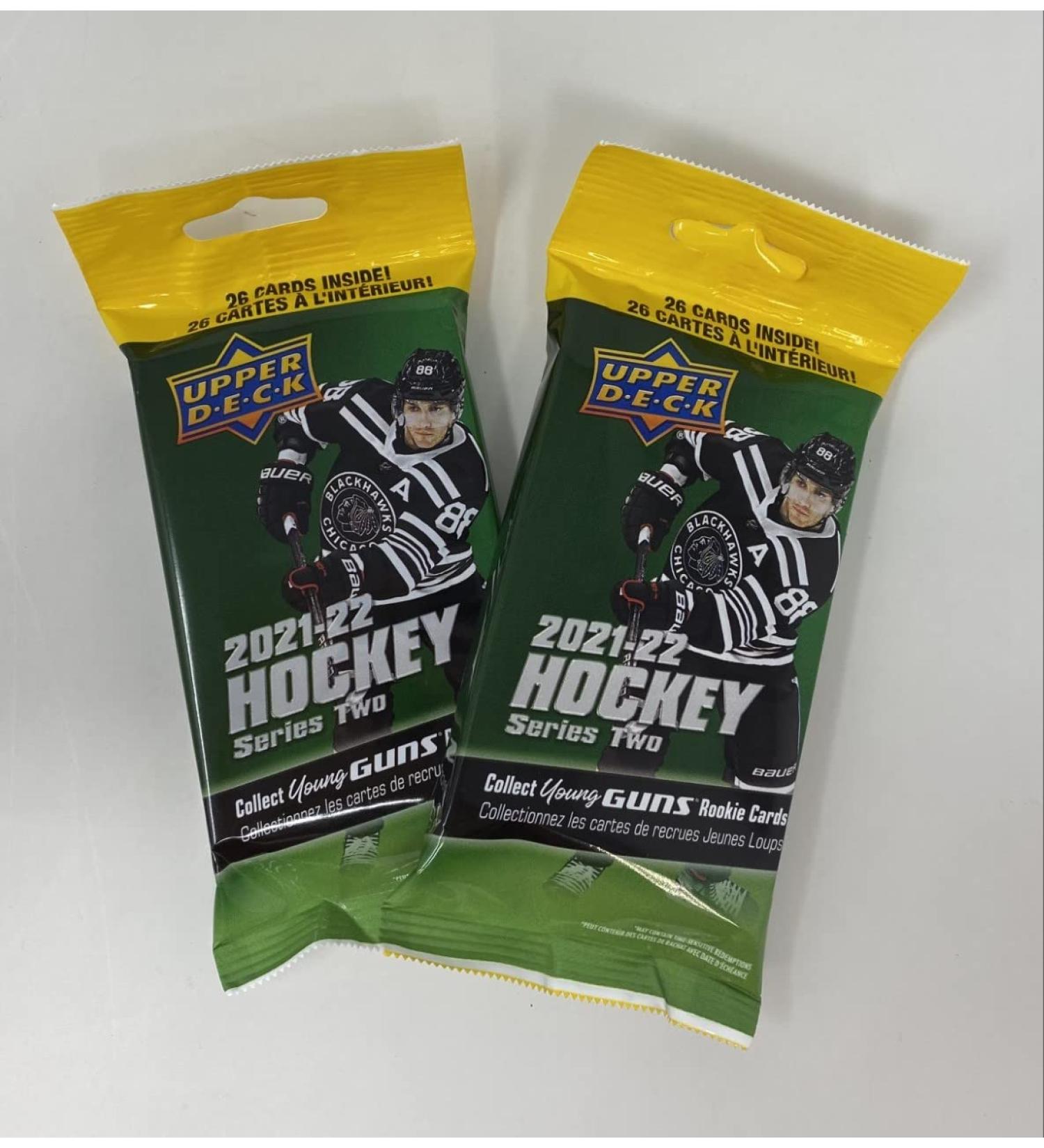 (2 Packs) 2021/22 Upper Deck Series 2 NHL Hockey Fat Packs - Collect Young Guns Rookie Cards - Buy Online on GoSupps.com