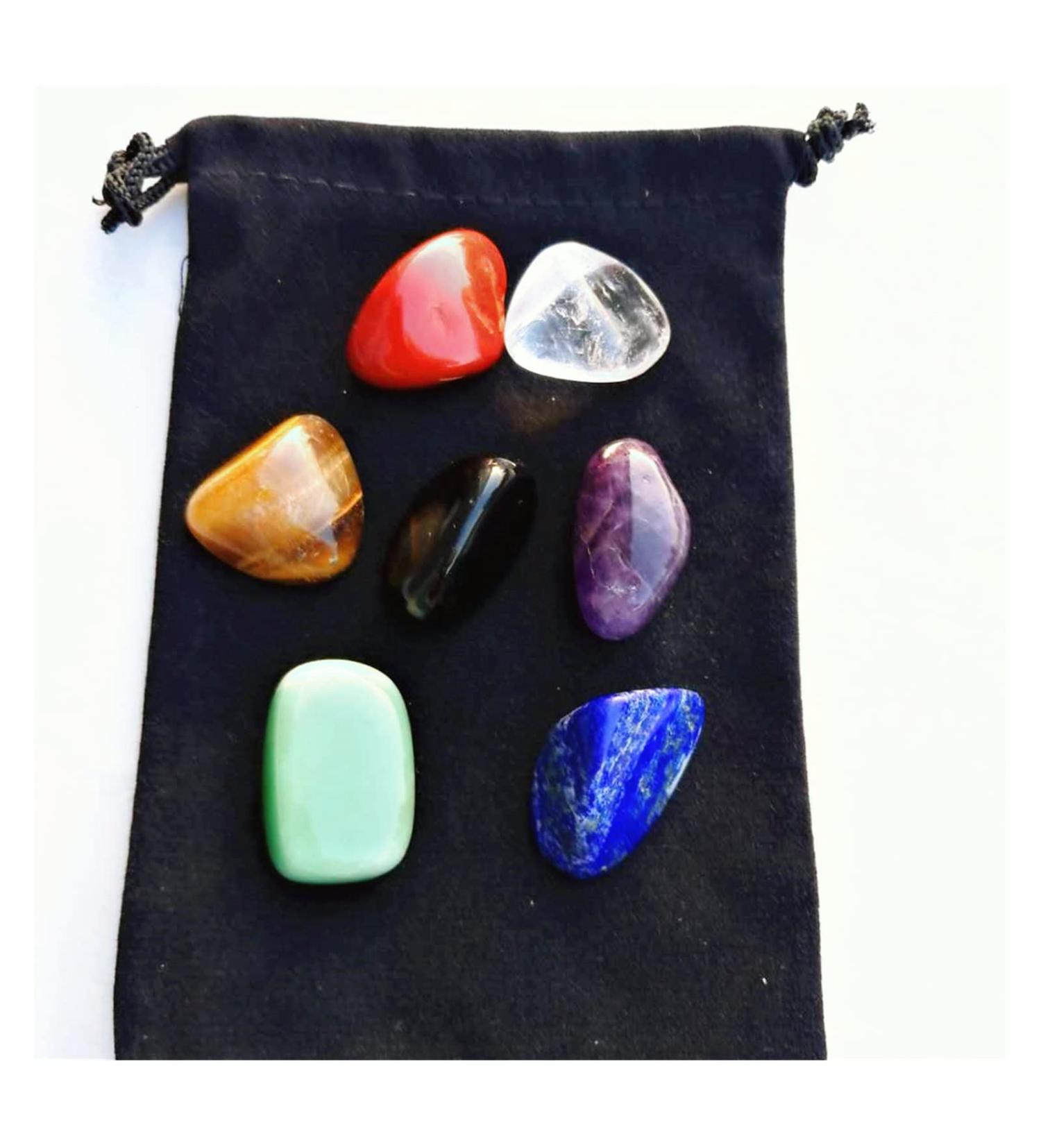 Natural Crystal Rough 7pcs Natural Crystal Seven Amethyst Geode Gift Crushed Stone Rough Polished Large Particles Stone Set Home Decoration Full of Texture 7pcs With Bag - Buy Online on GoSupps.com
