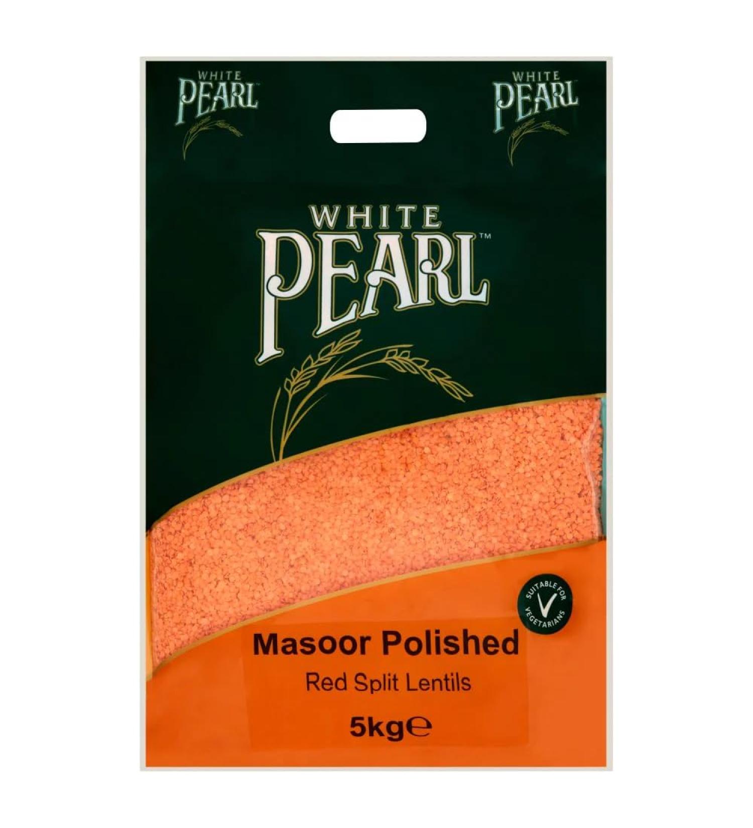White Pearl Masoor Polished 5kg-Food