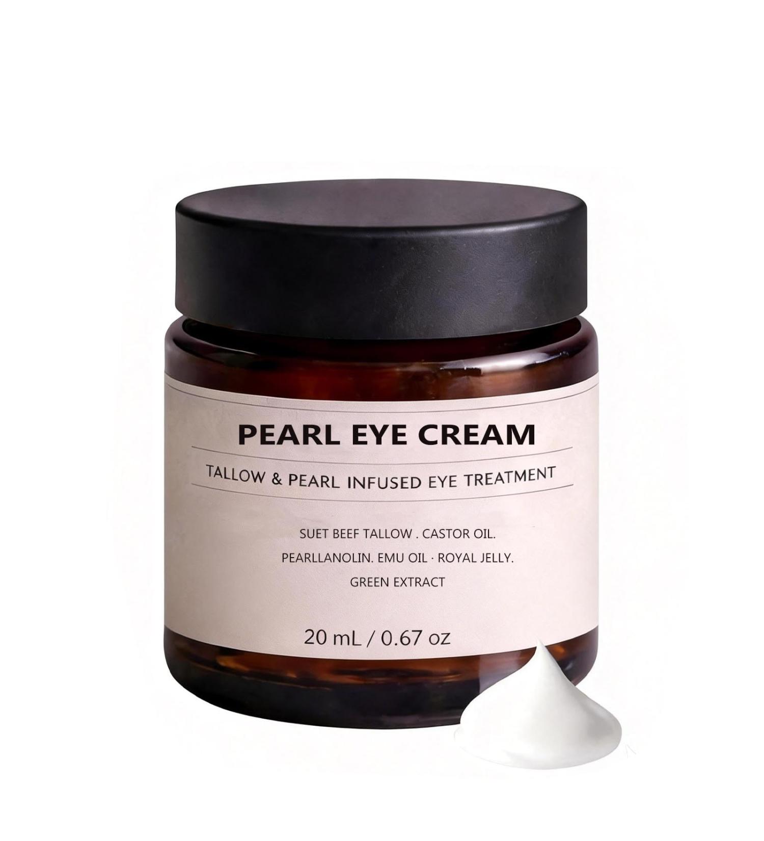 BOFEAFQ Pearl Eye Cream Pearl Powder Organic Under Eye Cream Hydrating Under Eye Balm 0.67oz/ 20ml