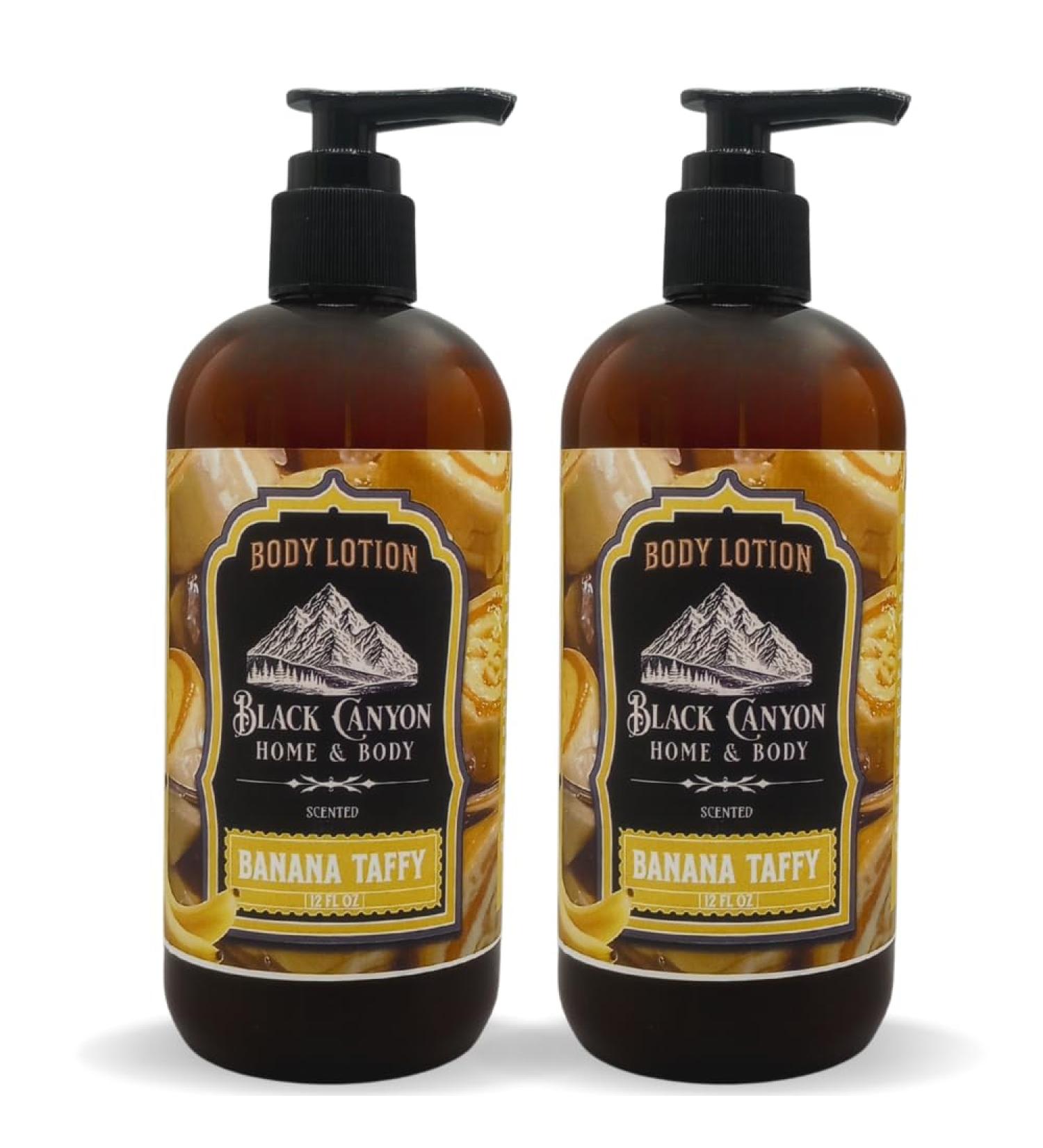 Black Canyon Banana Taffy Scented Body Lotion with Lanolin and Jojoba Oil 12 Oz (2 Pack) - Buy Online on GoSupps.com