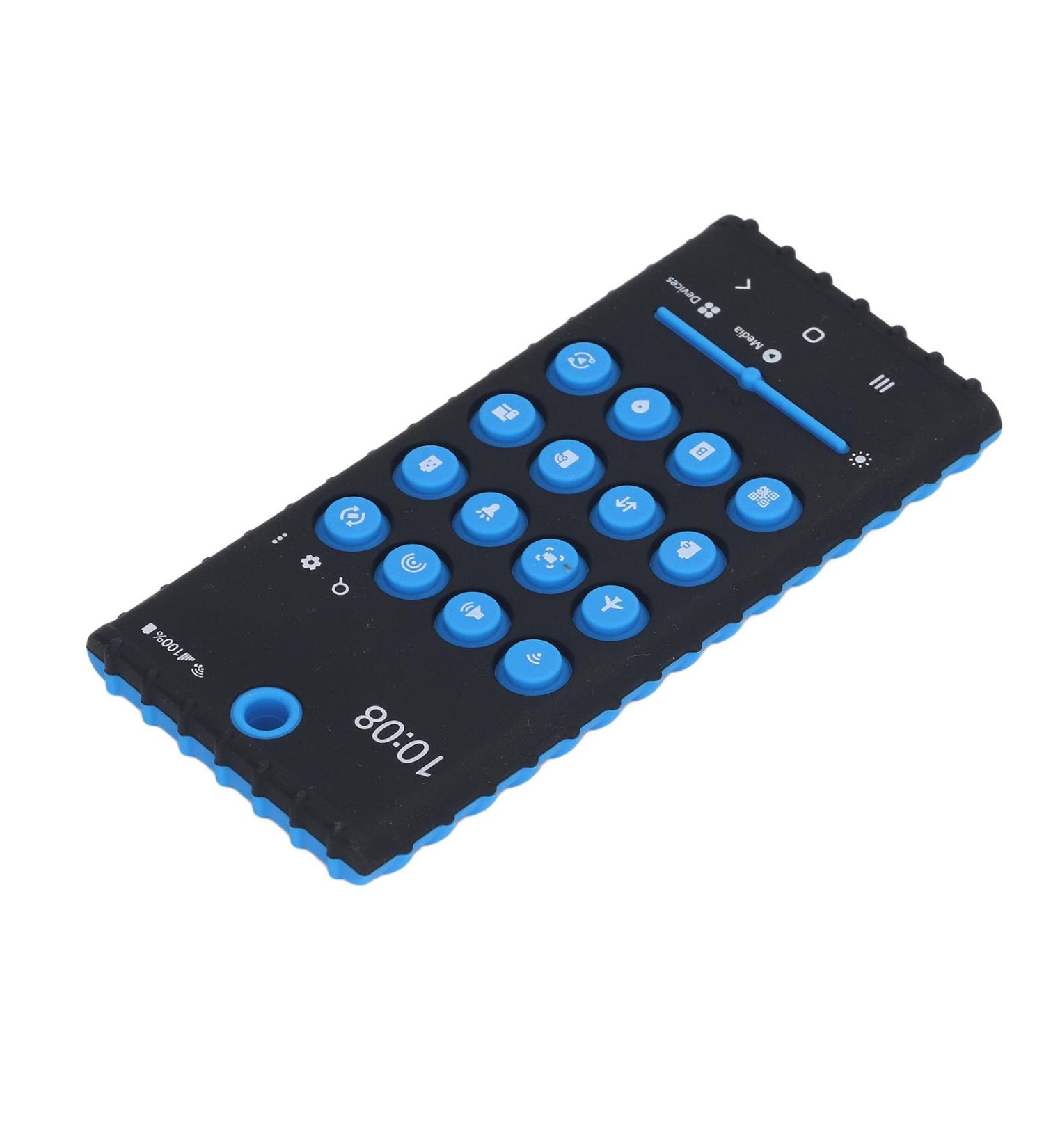 Shop Black Blue Telephone Bite Ring - Sensory Toy for Gum Massage | Safe & Fun Travel Accessory - Buy Online on GoSupps.com