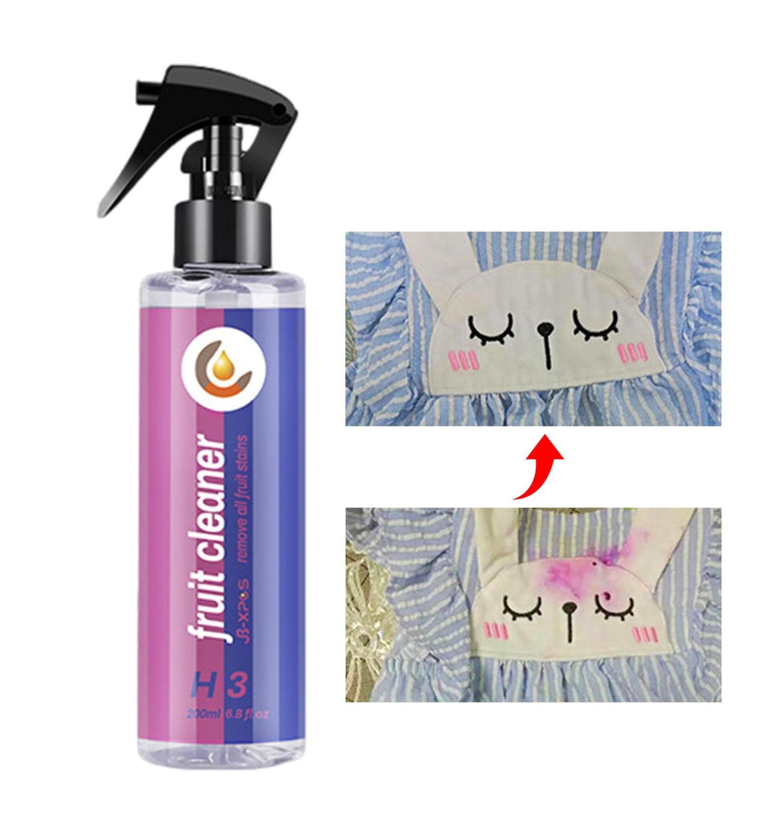 Juice Stain Cleaning Liquid - 200ml Juice Stain Remover Pants Shirts Fruit Spot Cleaning Liquid - Bed Sheet Laundry Cleaning Spot Cleaner for Toilet Home Hotel Antiy - Buy Online on GoSupps.com
