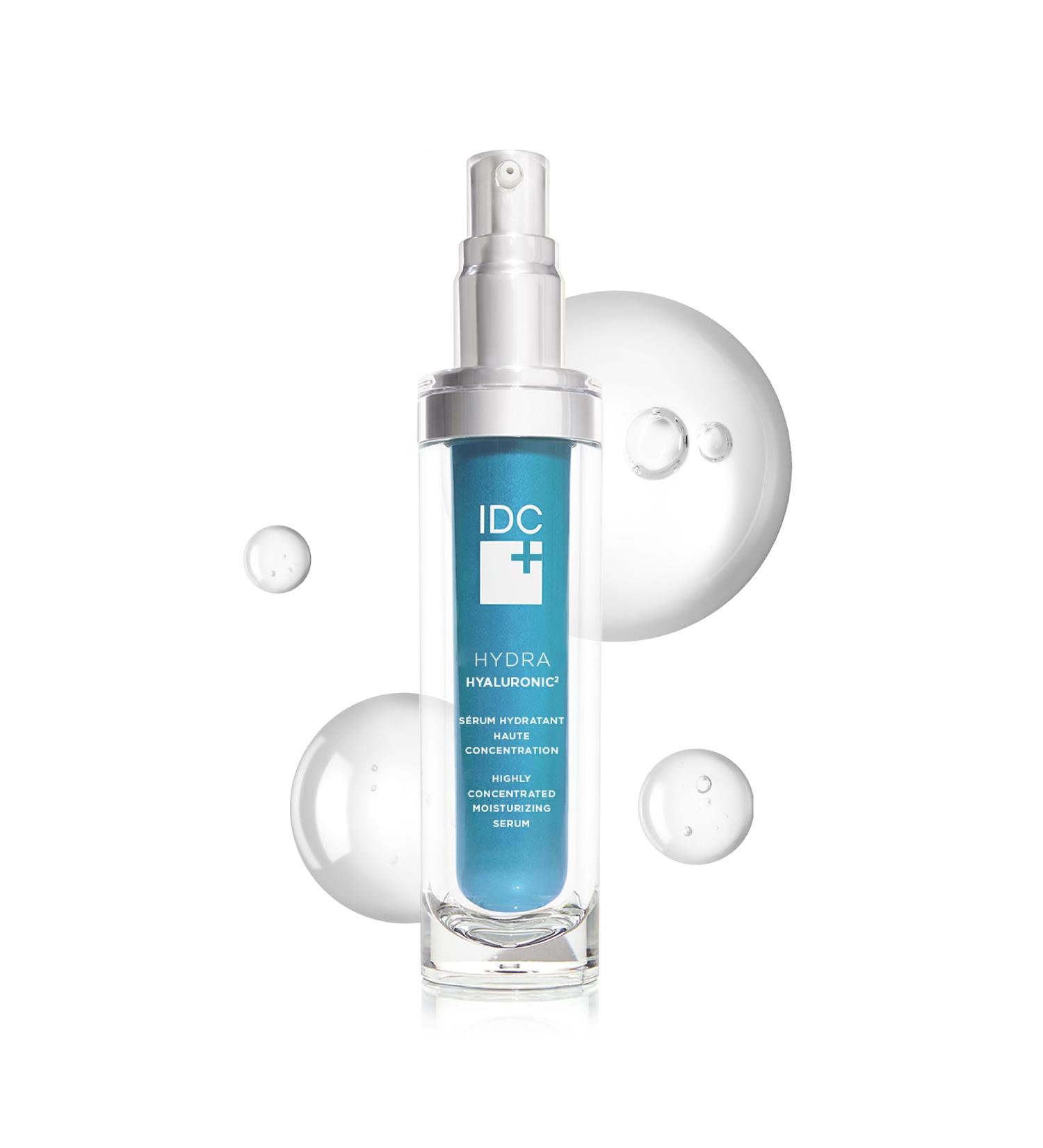 IDC Dermo Hydra Hyaluronic Moisturizing Serum - Anti-Aging Hydration for Face Eyes & Neck | 1 fl oz Hyaluronic Acid Moisturizer - Buy Online on GoSupps.com