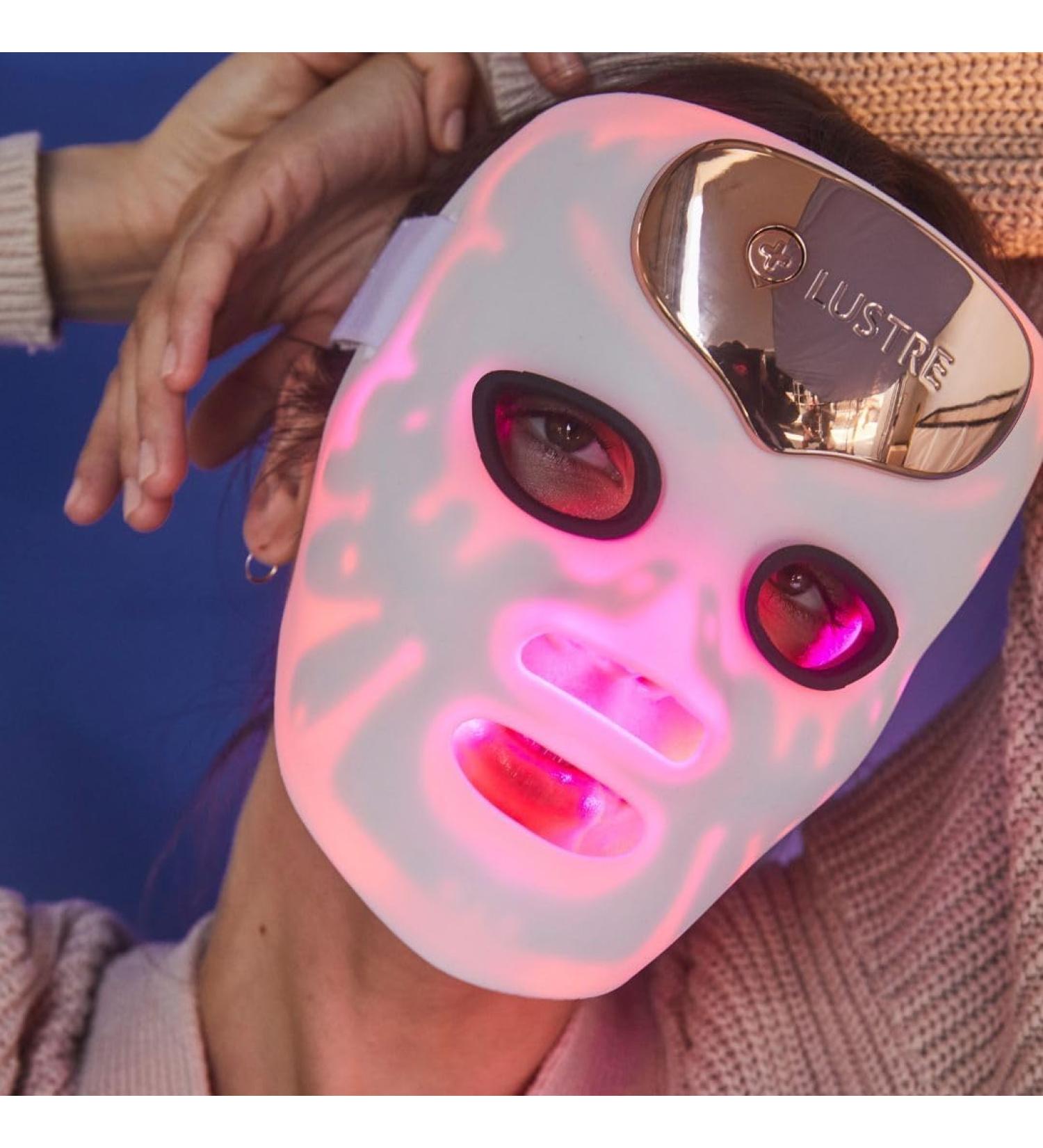 LUSTRE ClearSkin Renew Pro Facewear | Anti-Aging & Anti-Acne LED Mask | Red Blue & Near Infrared Light Therapy | Reduce Wrinkles & Prevent Acne - International Shipping Available - Buy Online on GoSupps.com
