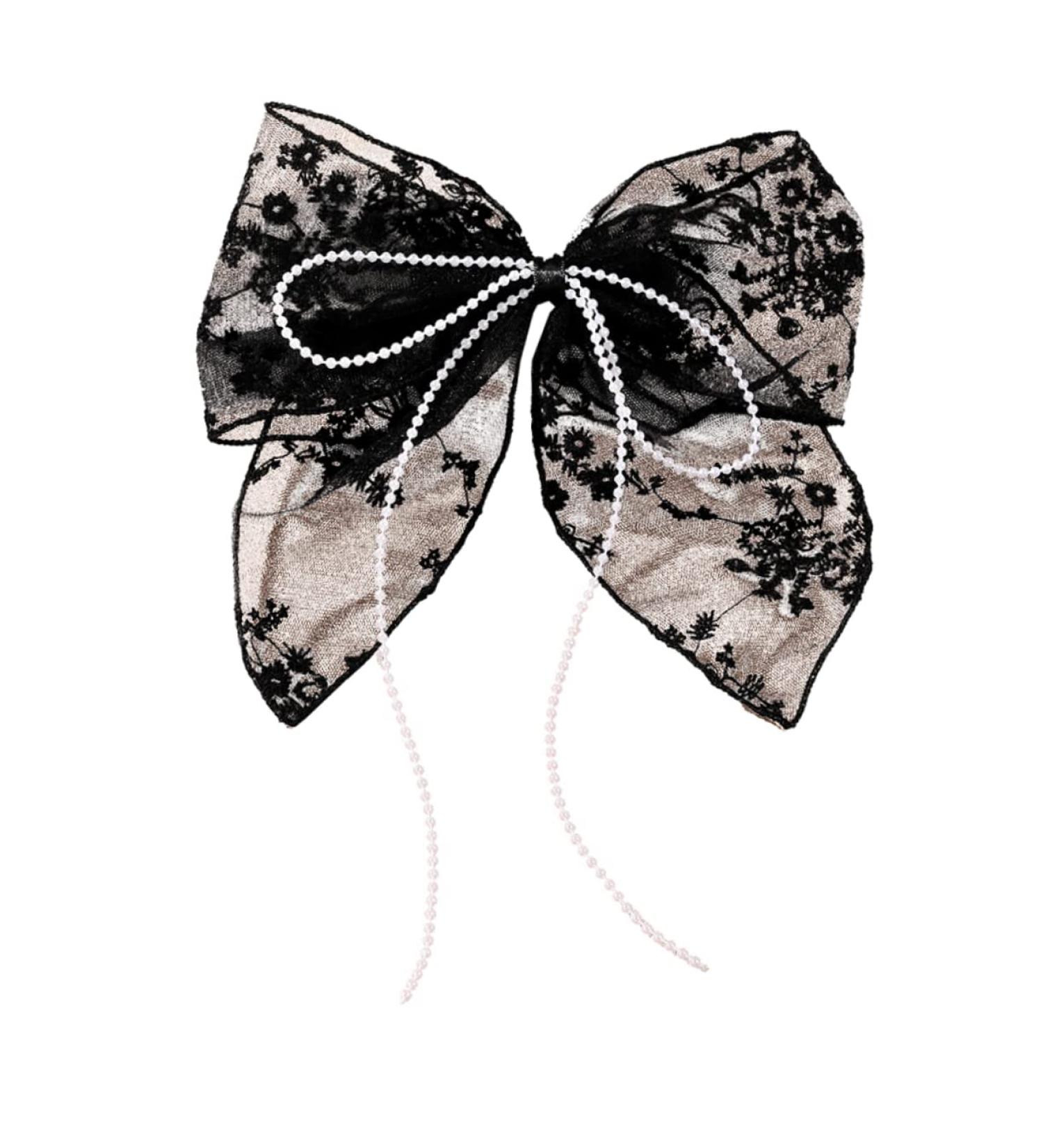 DOITOOL Bow Hairpin Bow Hair Clip Lace Bowknot Barrette Hair Clips Hair Accessories Pearl Tiara Baby Headband Bows Big Hair Bowknot Back Hair Bowknot Bow Tie Bow Stand Hair Ring - Buy Online on GoSupps.com