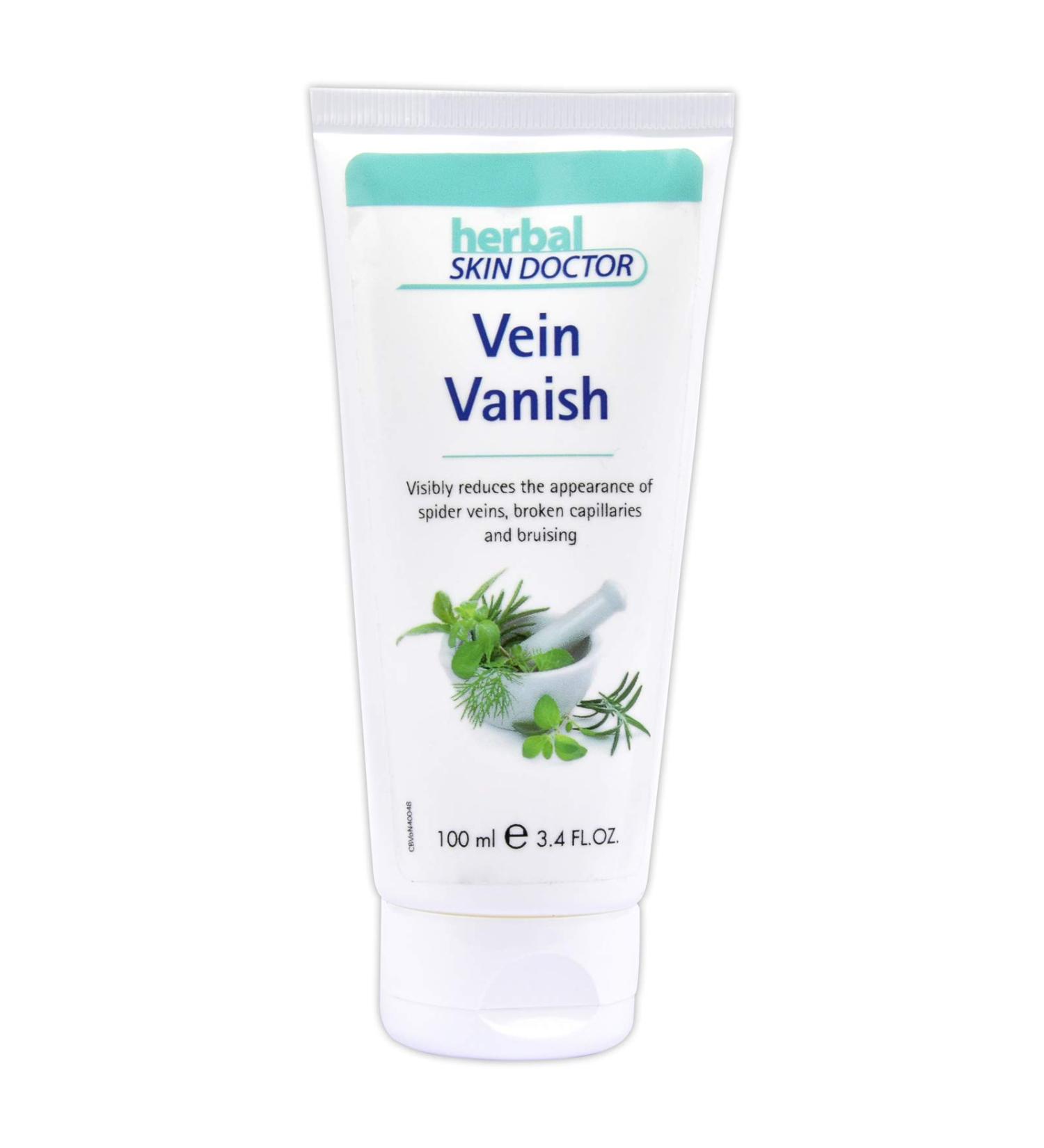 Herbal Skin Doctor Vein Vanish Reduces The Appearance of Spider Veins Broken Capillaries and Bruising Cream 100ml