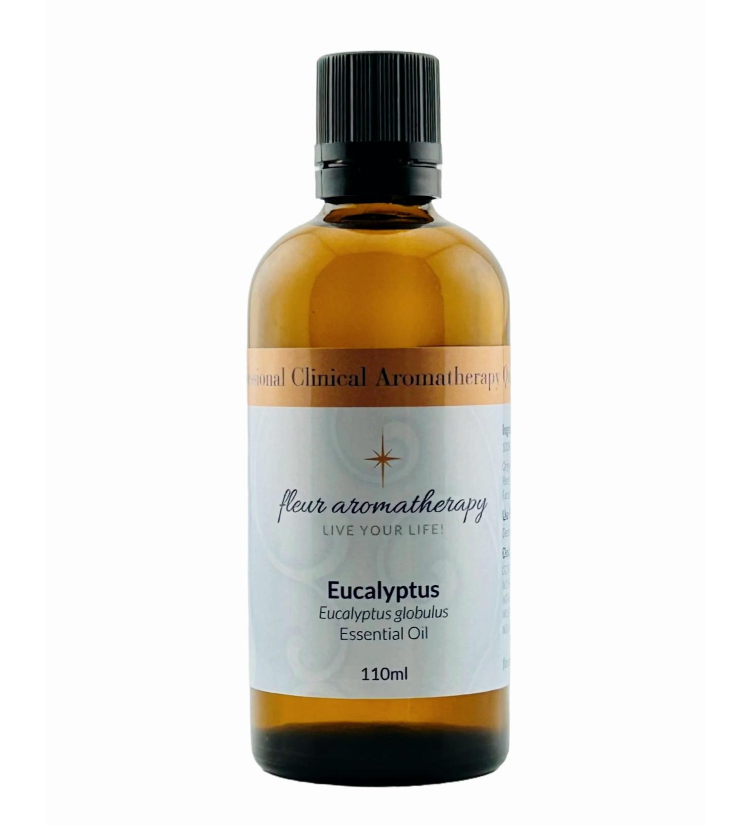 Eucalyptus Essential Oil 110ml 100% Pure Eucalyptus globulus Steam Distilled GC/MS Tested Clarifying & Fresh Aroma Therapeutic Grade Fleur Aromatherapy Eucalyptus 3.72 Fl Oz (Pack of 1) - Buy Online on GoSupps.com