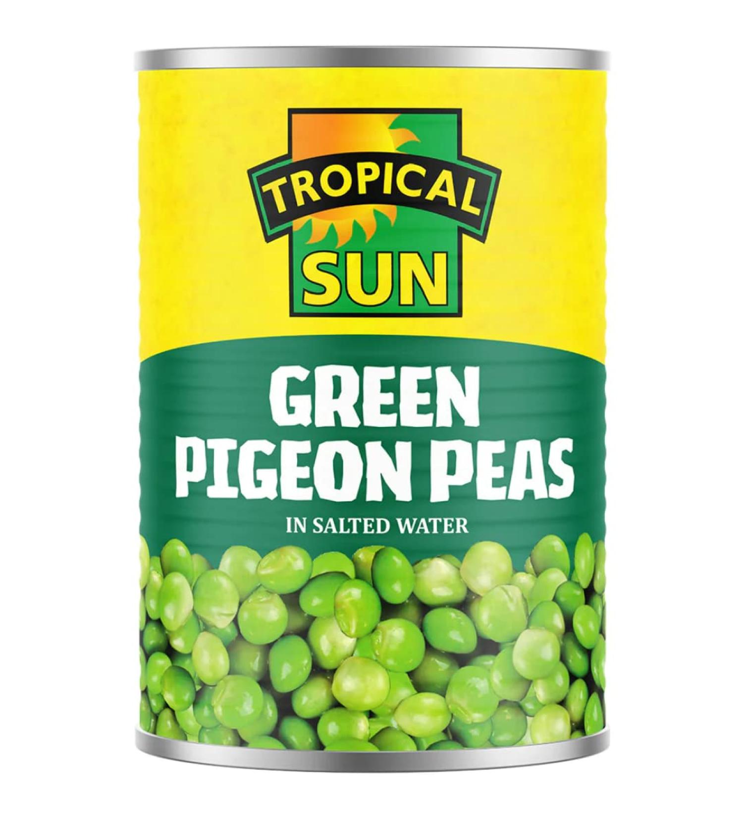 2 x Tropical Sun Green Pigeon Peas 12 x 425g