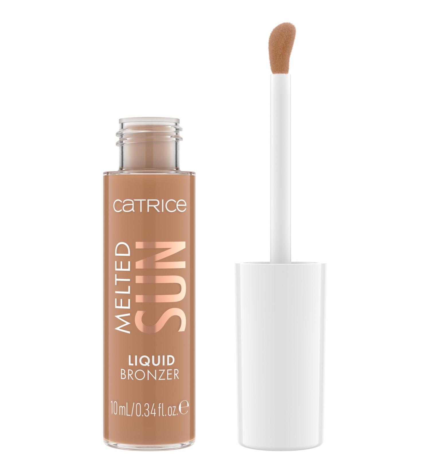Catrice Cosmetics Melted Sun Liquid Bronzer Bronzeur Longue dur e Mettant en Valeur L'Oeil Hautement Pigment Naturel Mat (10 ml) 10 ml (Lot de 1) Brun - Buy Online on GoSupps.com