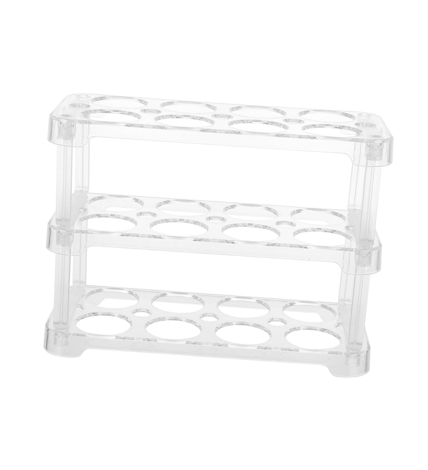 KOMBIUDA Fridge Eggs Holder Egg Grid Eggs Clear Plastic Containers Clear Plastic Tray Plastic Egg Holder Household Crisper Transparent 22.3X16.2X10.1CM - Buy Online on GoSupps.com