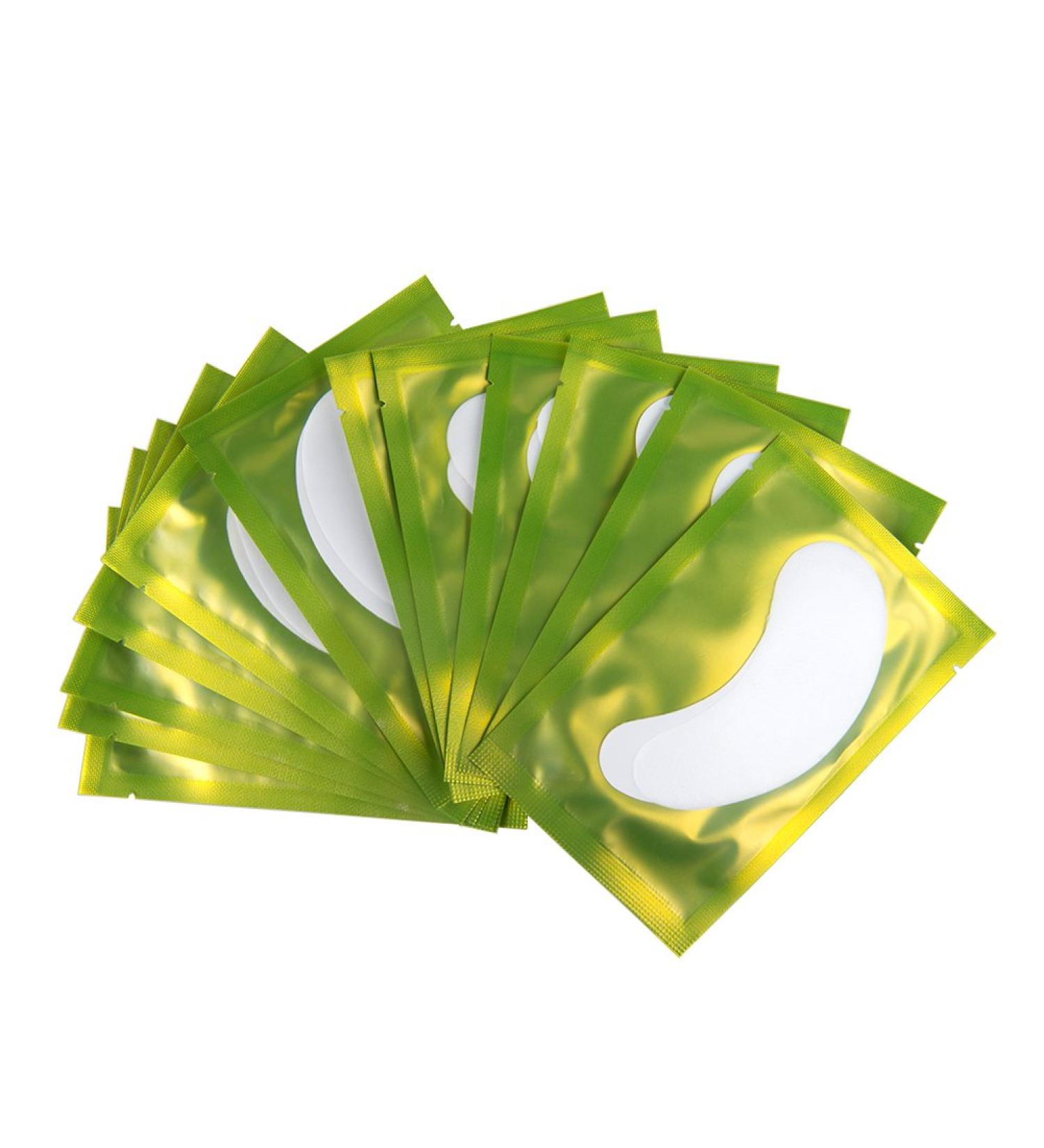 Shop Lunamoon Eye Pads for Eyelash Extensions - Green Gel Pads for Lifting & Coloring | 50 Couples - Buy Online on GoSupps.com