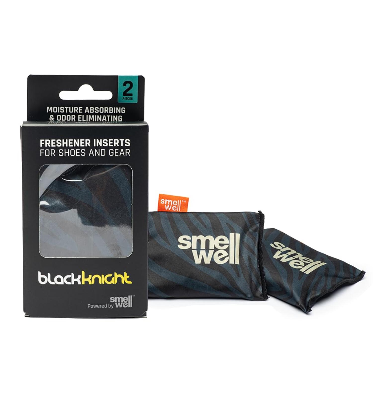 Black Knight Freshener Inserts - 2 Pack Shoe Deodorizer Long Lasting Fresh Scent Absorbs Moisture Natural Formula Odor Eliminator Ideal for your Gym Bag Shoes Sneakers & Sports Gear. - Buy Online on GoSupps.com