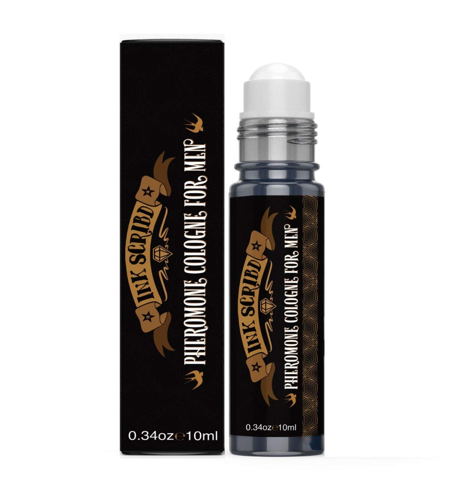Ink Scribd Pheromone Cologne For Men - 10ml Concentrated Oil Based Cologne | Infused with Pheromones to Attract Women - Buy Online on GoSupps.com