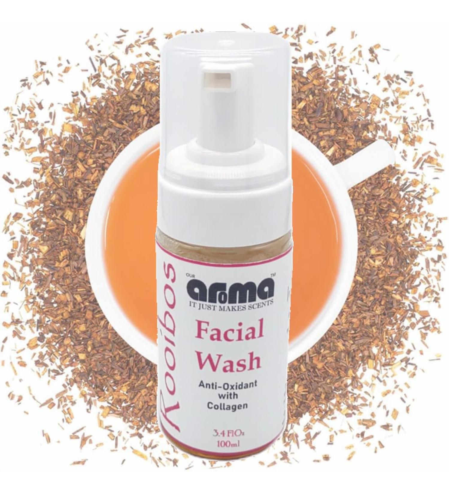Rooibos Antioxidant Face Wash | Hydrating & Non-Irritating for Sensitive Skin | 4 fl Oz - Gentle Face & Body Wash - Buy Online on GoSupps.com