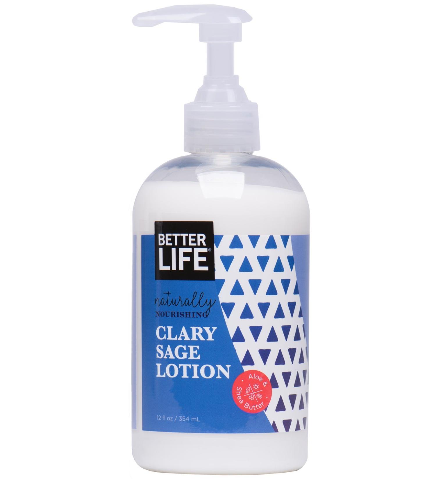 Better Life Clary Sage Nourishing Lotion 12 fl oz - Natural Skin Care - Buy Online on GoSupps.com