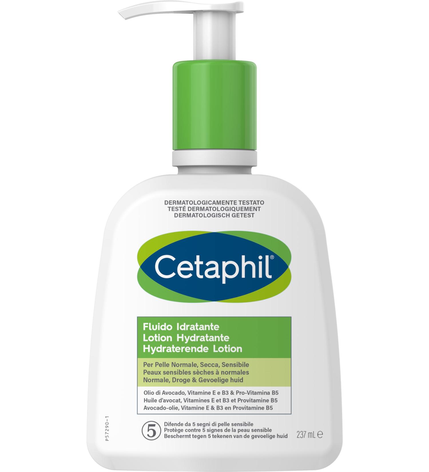 Cetaphil Moisturizing Liquid face and body cream for normal dry and sensitive skin moisturizes for up to 48 hours fragrance-free - Buy Online on GoSupps.com