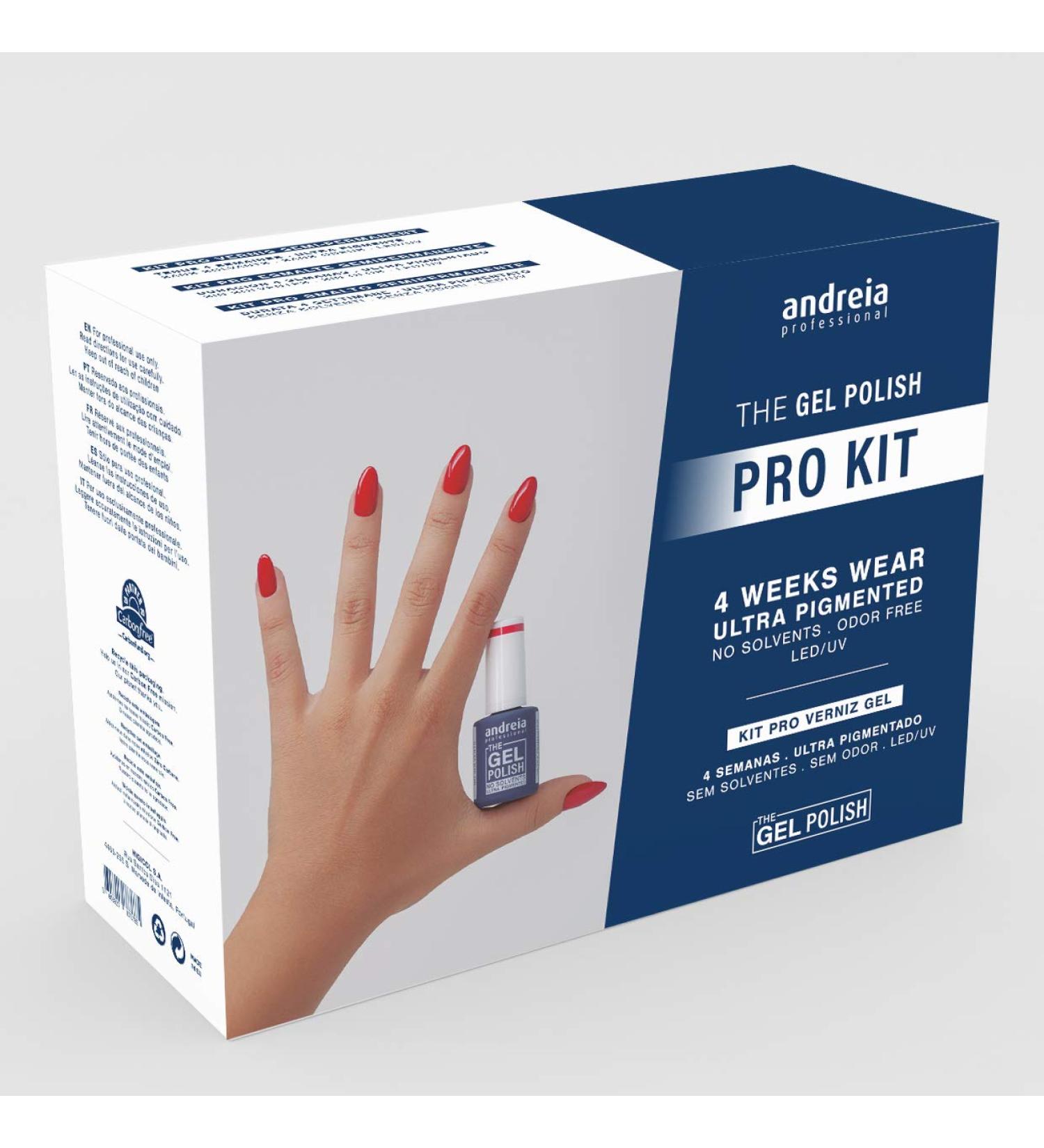 Andreia Professional Gel Nail Kit - PRO Kit with Ultrabond Nail Primer, Gel Base & Top Coat - Complete DIY Nail Art Set - Buy Online on GoSupps.com