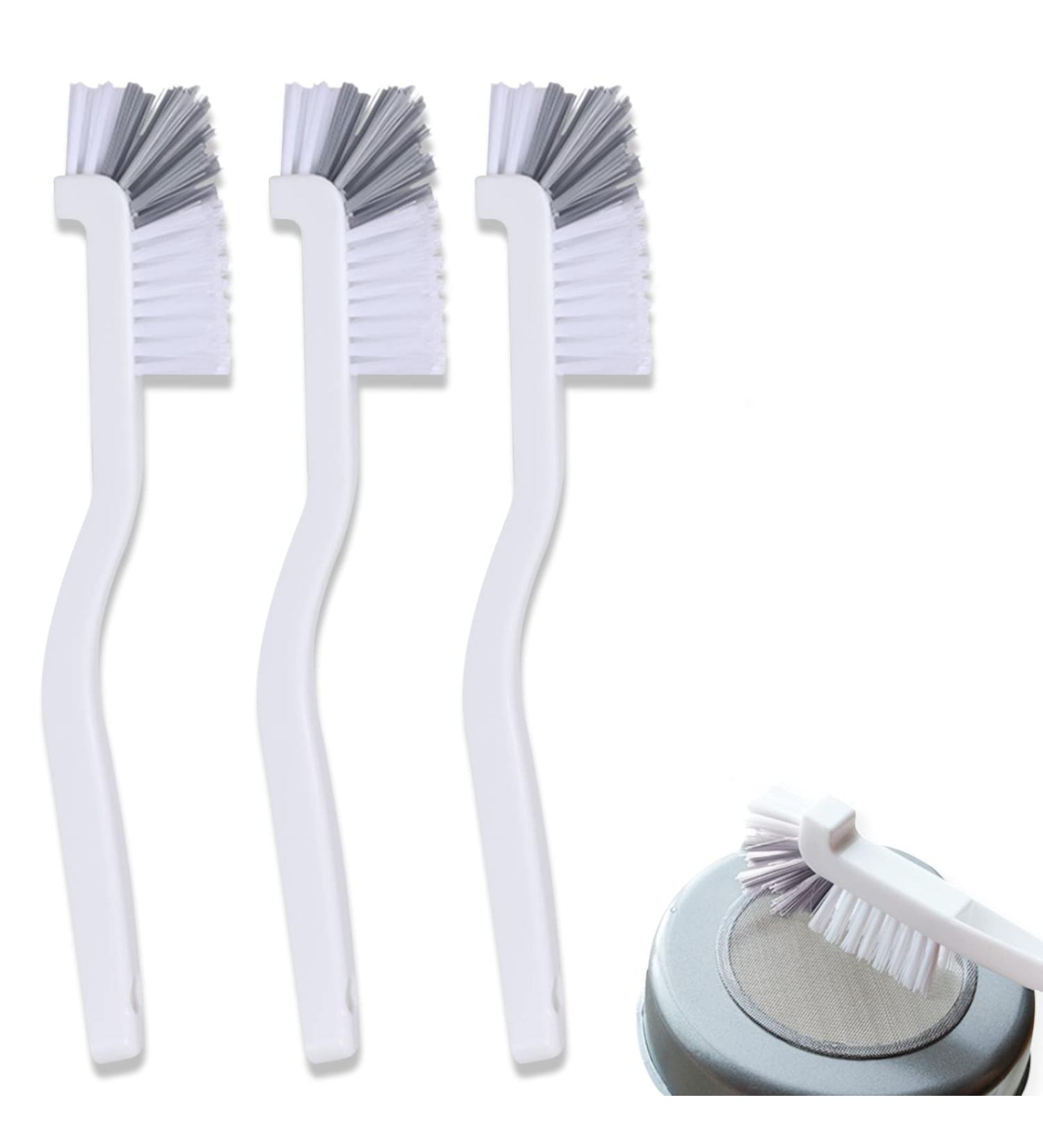 3Pcs Dish Brush Set Kitchen Cleaning Brush Small Corner Scrub Brush with Handle for Cleaning Dishes Kitchen Sink Bathroom Brushes Sliding Door Small Spaces Dishes Household - Buy Online on GoSupps.com