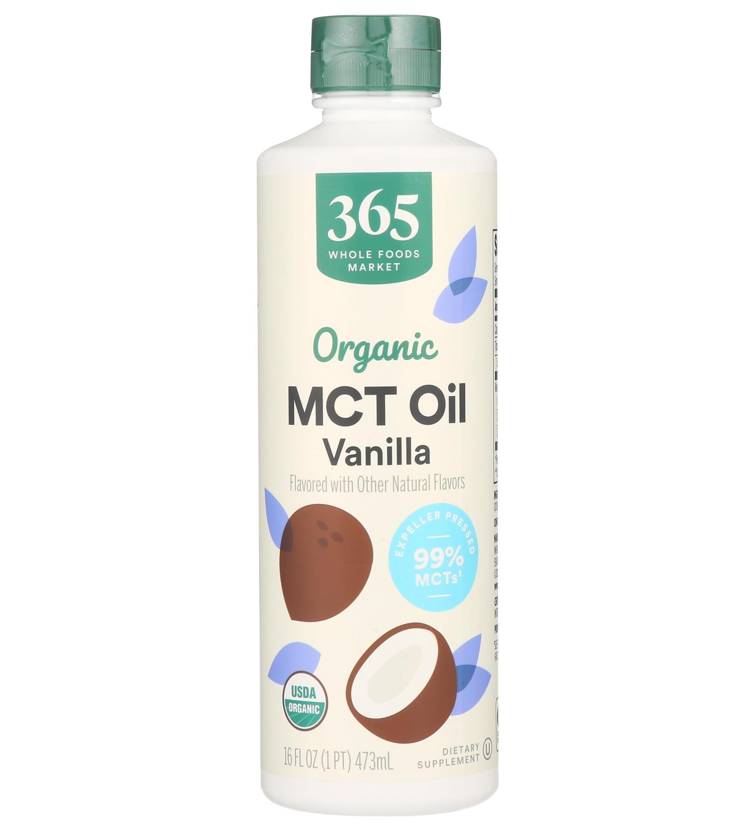 365 by Whole Foods Market Organic Vanilla MCT Oil 16 Fl Oz - Buy Online on GoSupps.com