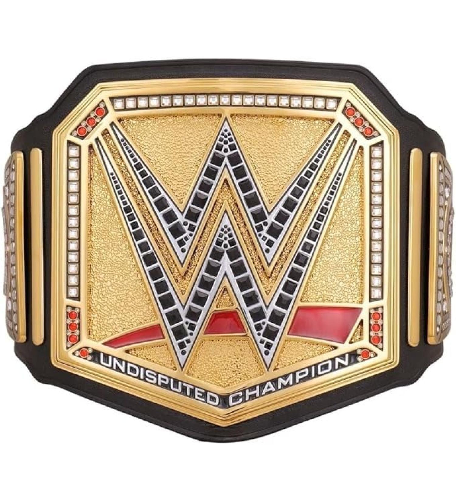 Buy Generic Undisputed Championship Title Belt - Adjustable Gold Belt with Metallic Sideplates for Adults - Buy Online on GoSupps.com