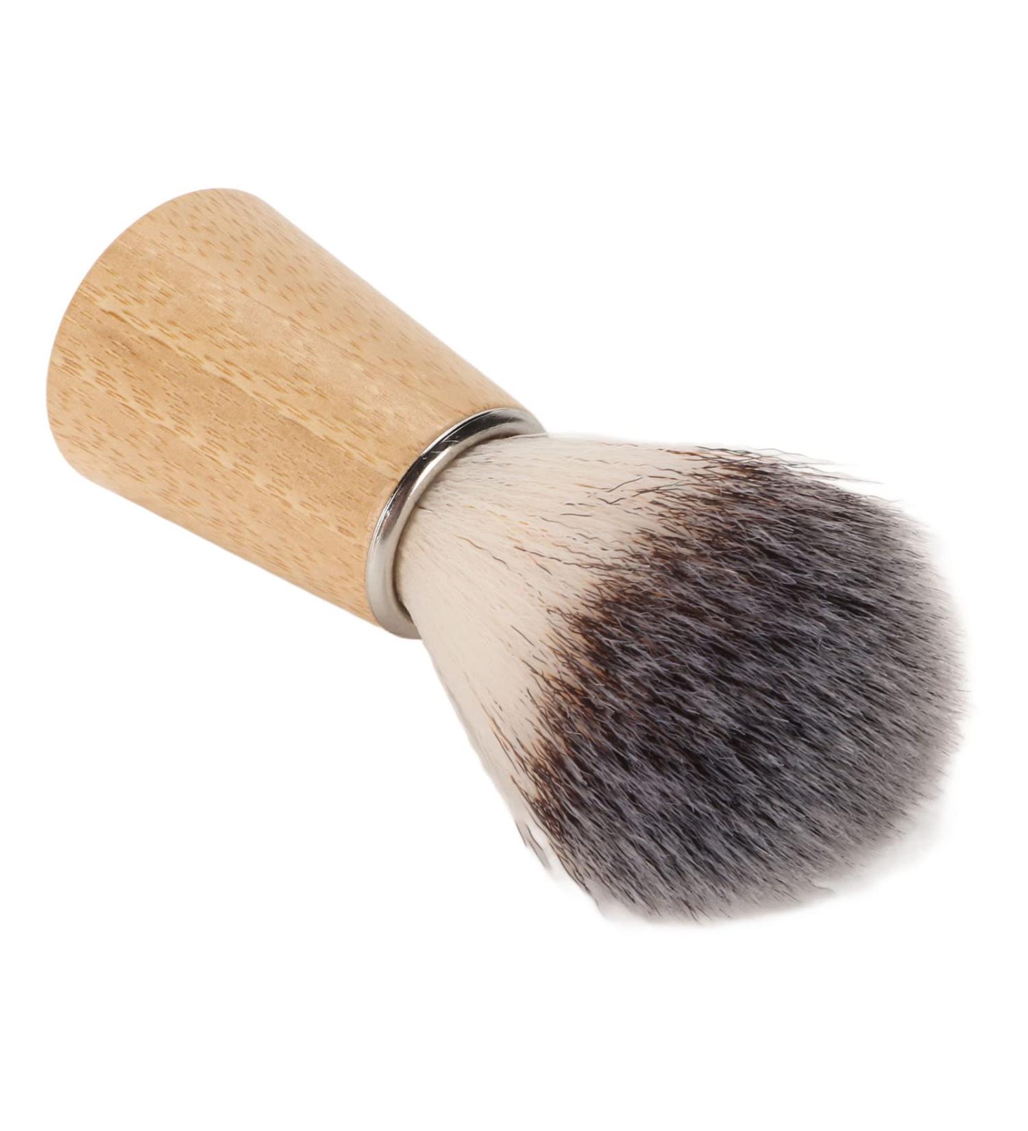 Premium Men s Shaving Brushes - Wooden Handle Foaming Razor Brush for Beard Care | Ideal for Salons - Buy Online on GoSupps.com