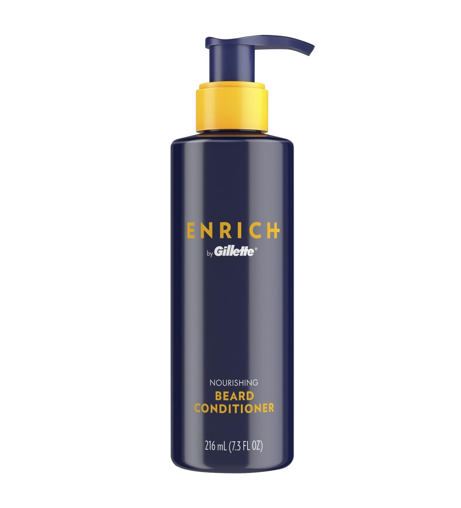 ENRICH Nourishing Beard Conditioner 7.3oz | Gillette - Hydrate & Softens Your Beard - Buy Online on GoSupps.com